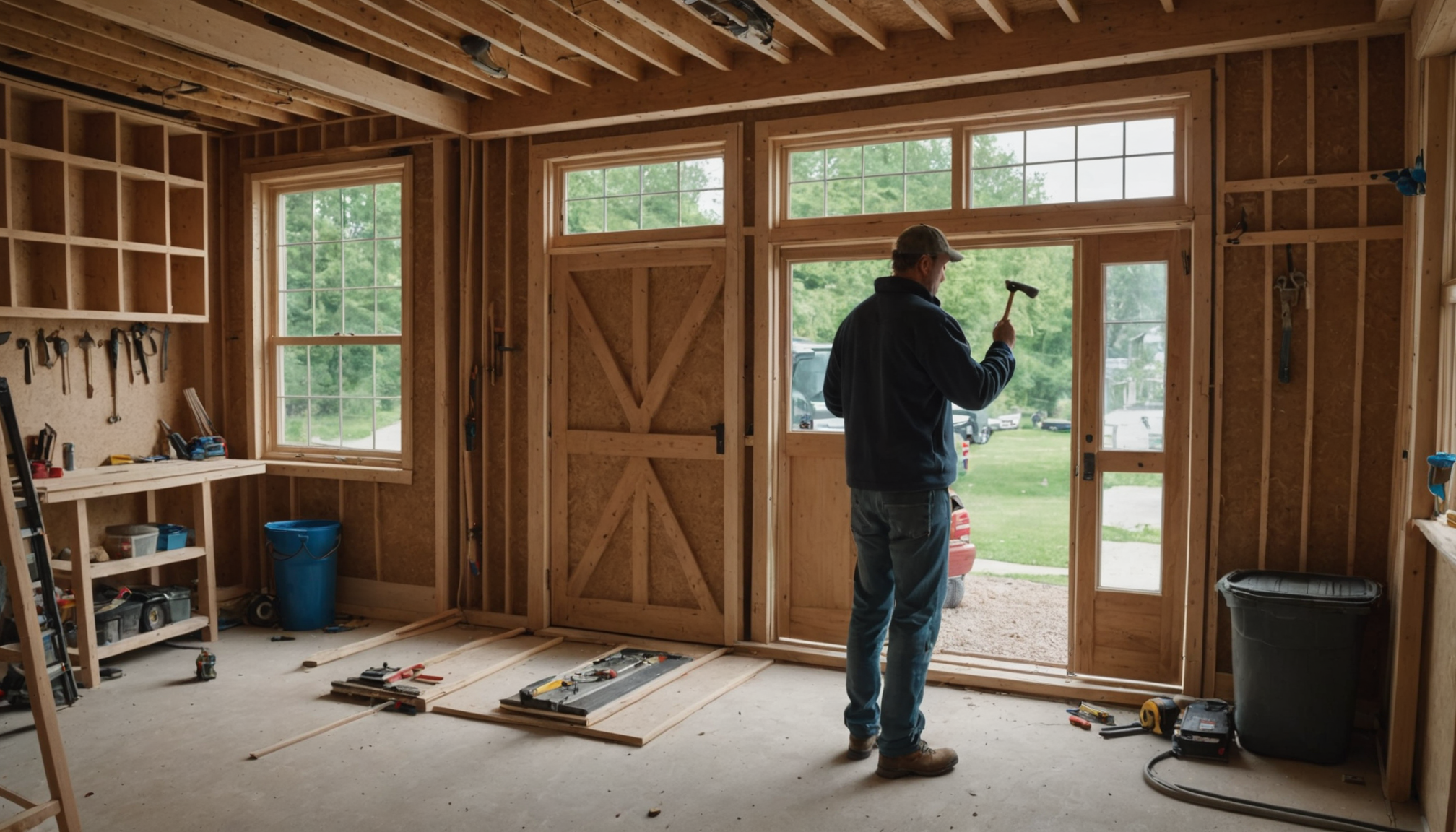 Illustration : n'oubliez pas la tva à taux réduit de — rénovation énergétique : l'importance d'une porte de garage performante