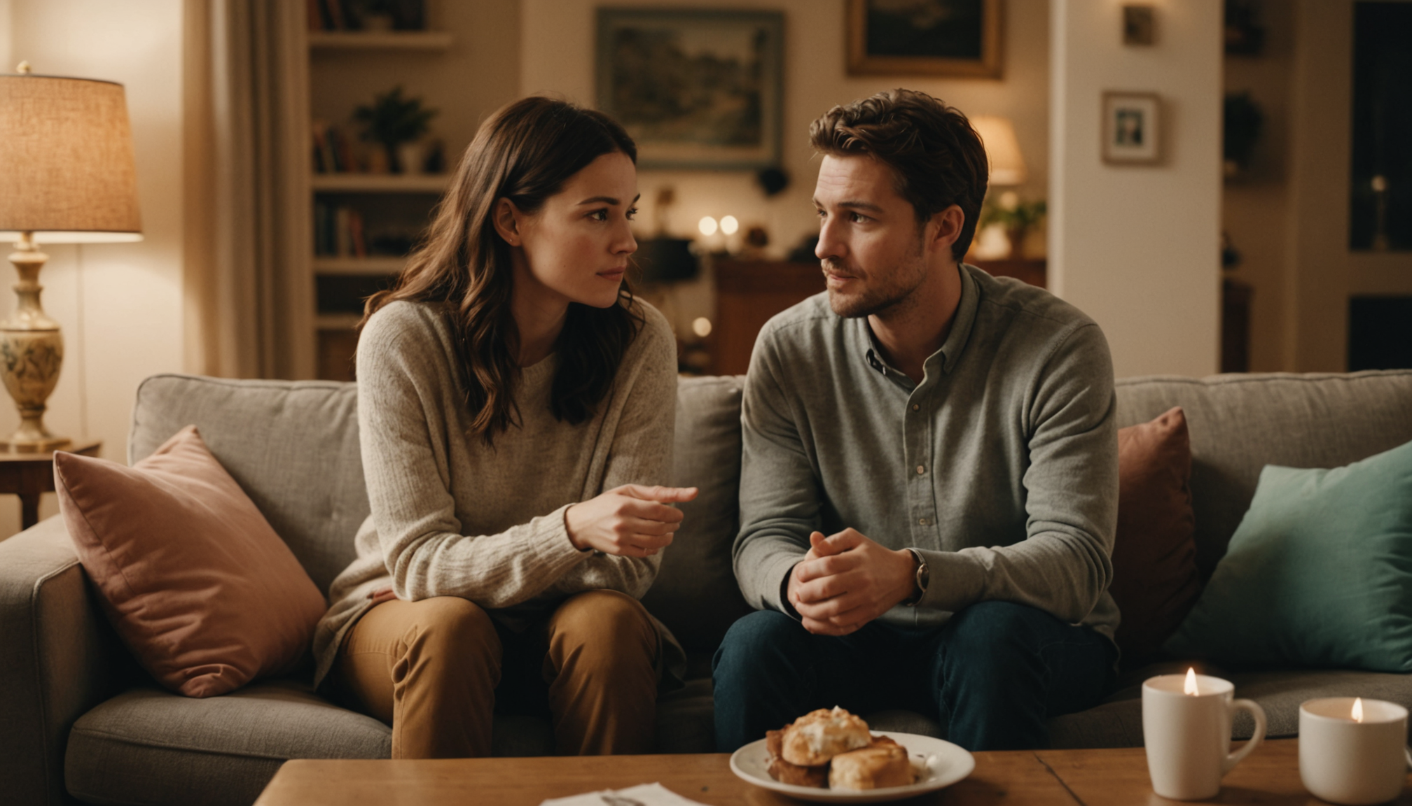 Illustration : les conversations profondes nécessitent du temps et de — raviver la passion après plusieurs années ensemble