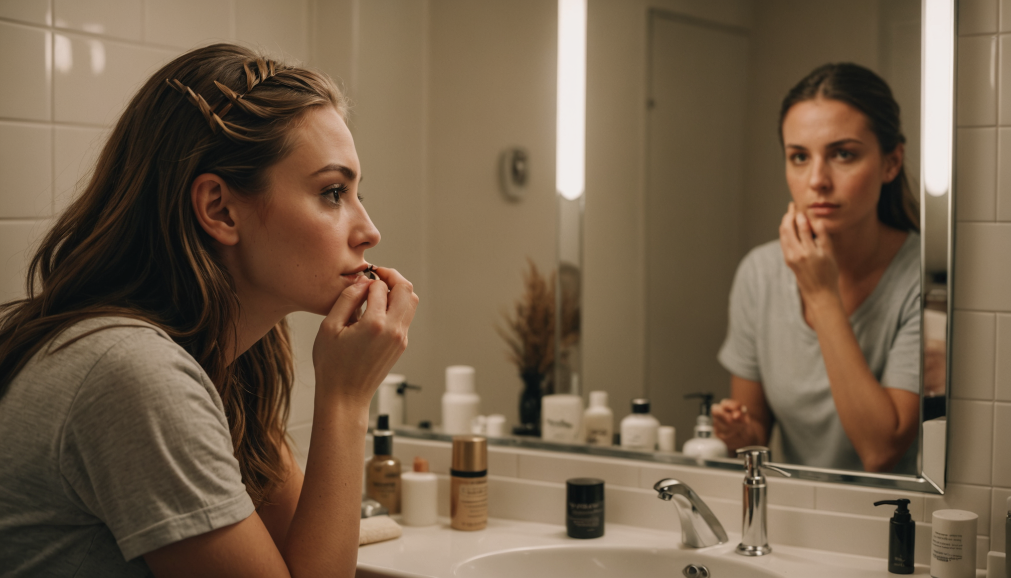 Illustration : la patience reste votre meilleure alliée lors des — mettre des faux cils magnétiques ?