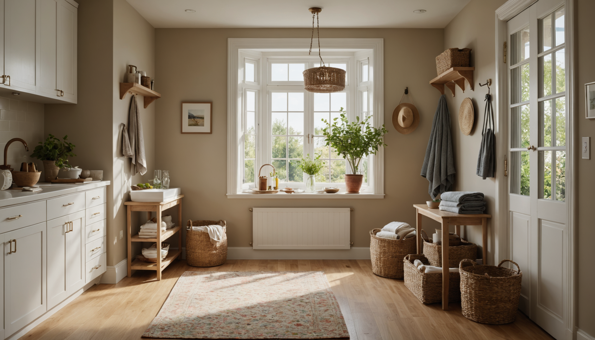 Illustration : installez des patères derrière la porte pour les — optimiser un petit espace sans perdre en style ?