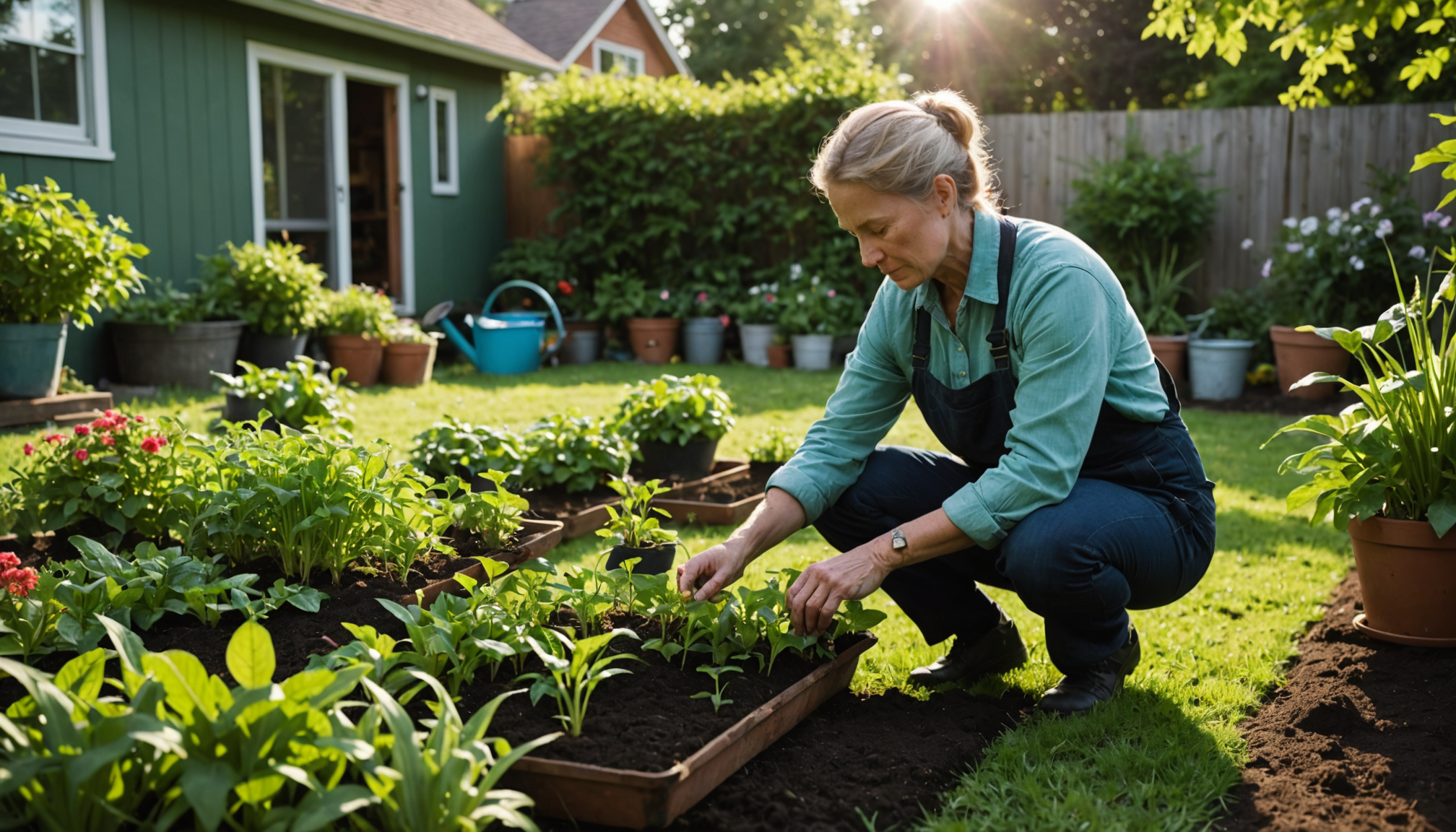 Illustration : nts nécessaires : notre rôle consiste simplement à — potager maison : réussir ses premières cultures