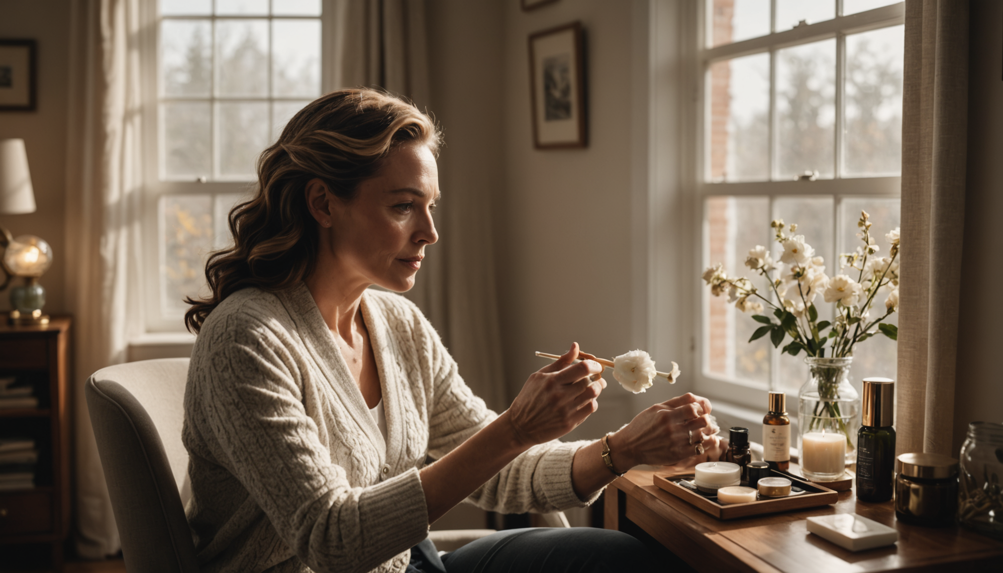 Illustration : votre peau évolue selon les saisons. en hiver, — guide complet : quel produit au musc choisir selon votre type de peau ?