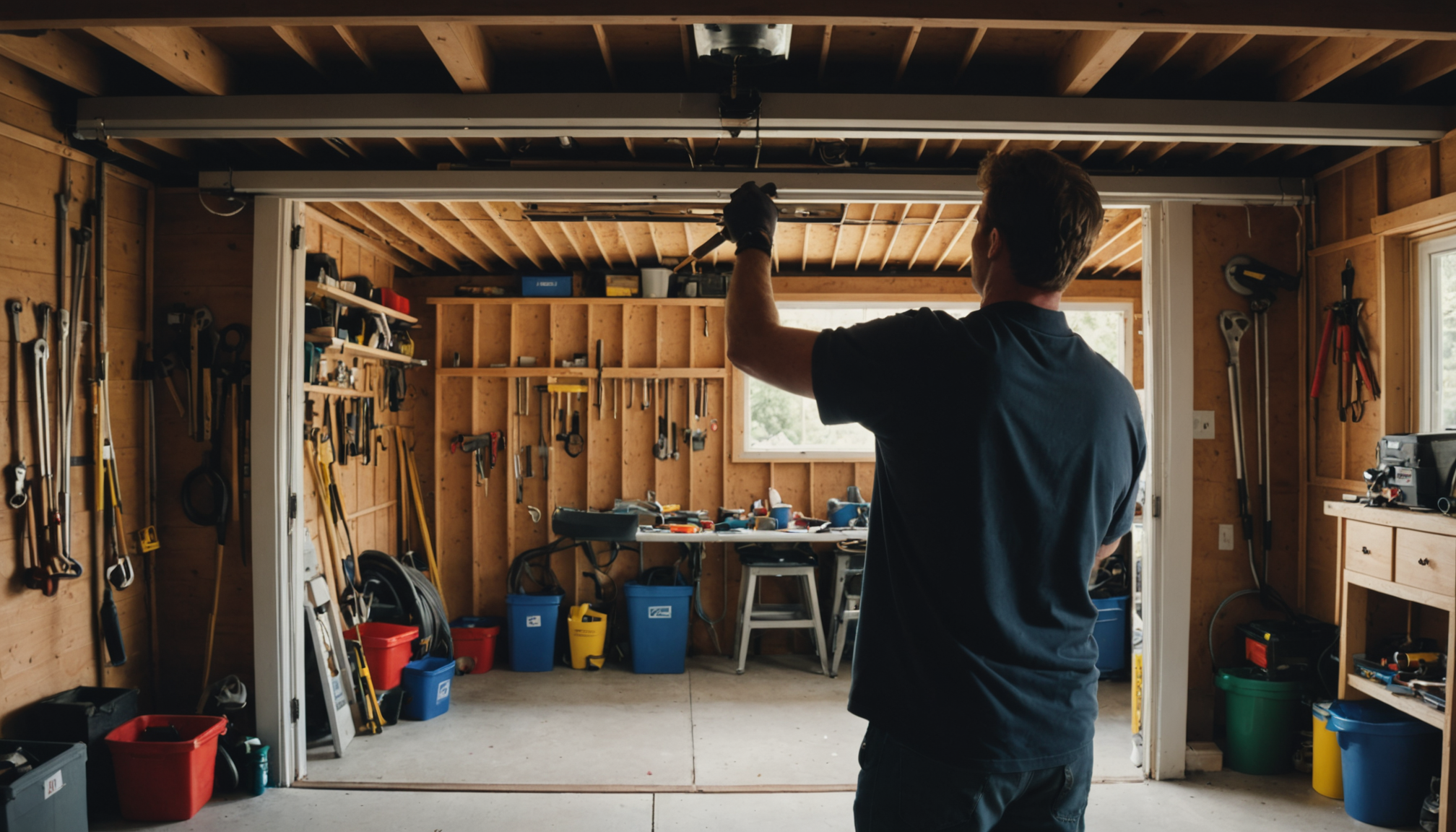 Illustration : tes du fabricant : l'écartement et l'inclinaison des — remplacer sa porte de garage : les étapes pour un projet réussi