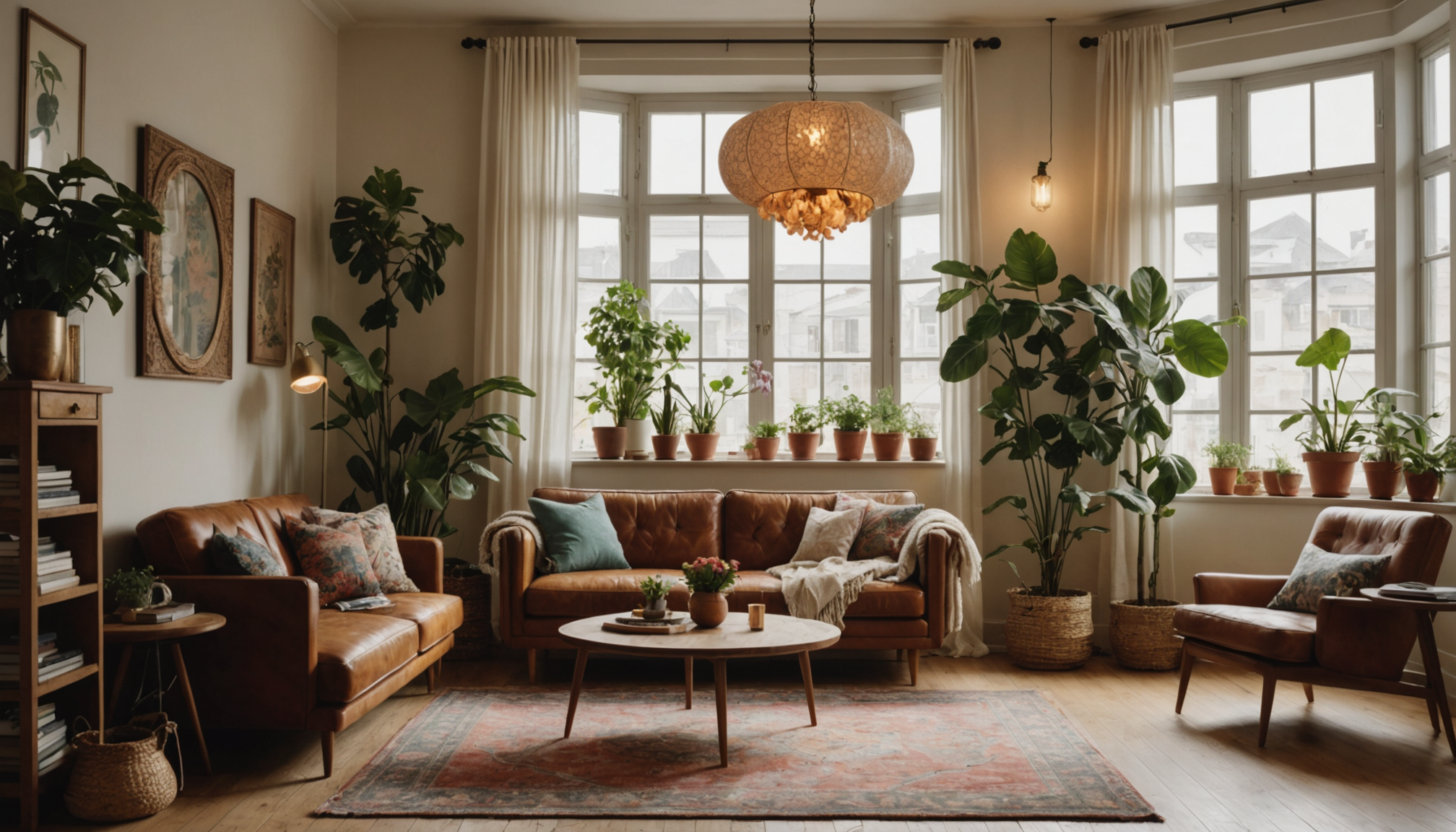 suspension fleur en pétales : quel éclairage pour un salon au style bohème ? — vérifiez la compatibilité de votre suspension avec les