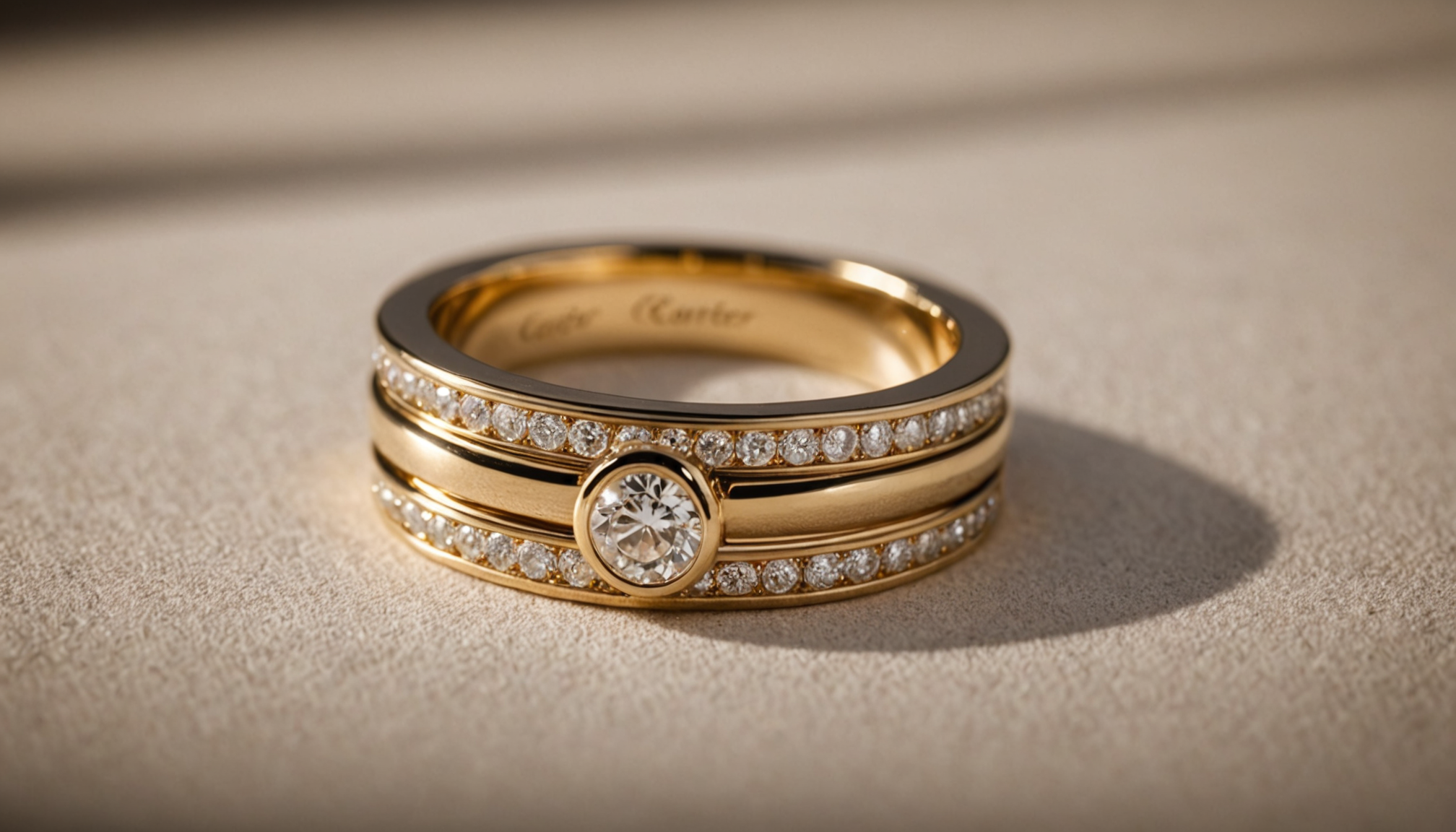 Illustration : le rangement mérite également attention. conservez le bijou — que signifie la bague trinity de cartier ?