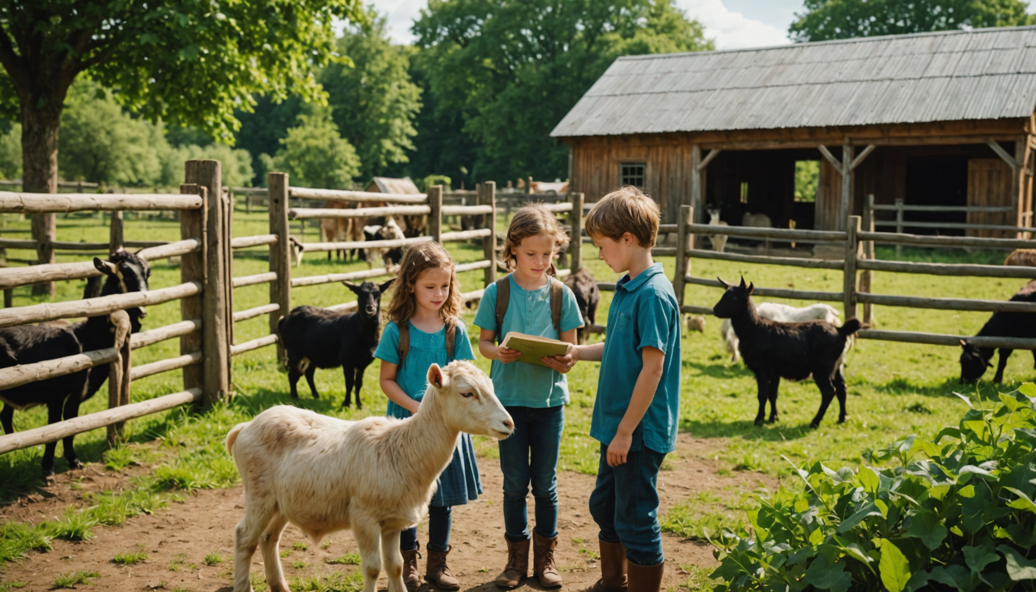 aller visiter une ferme pédagogique ? — les fermes fournissent souvent des dossiers pédagogiques, des