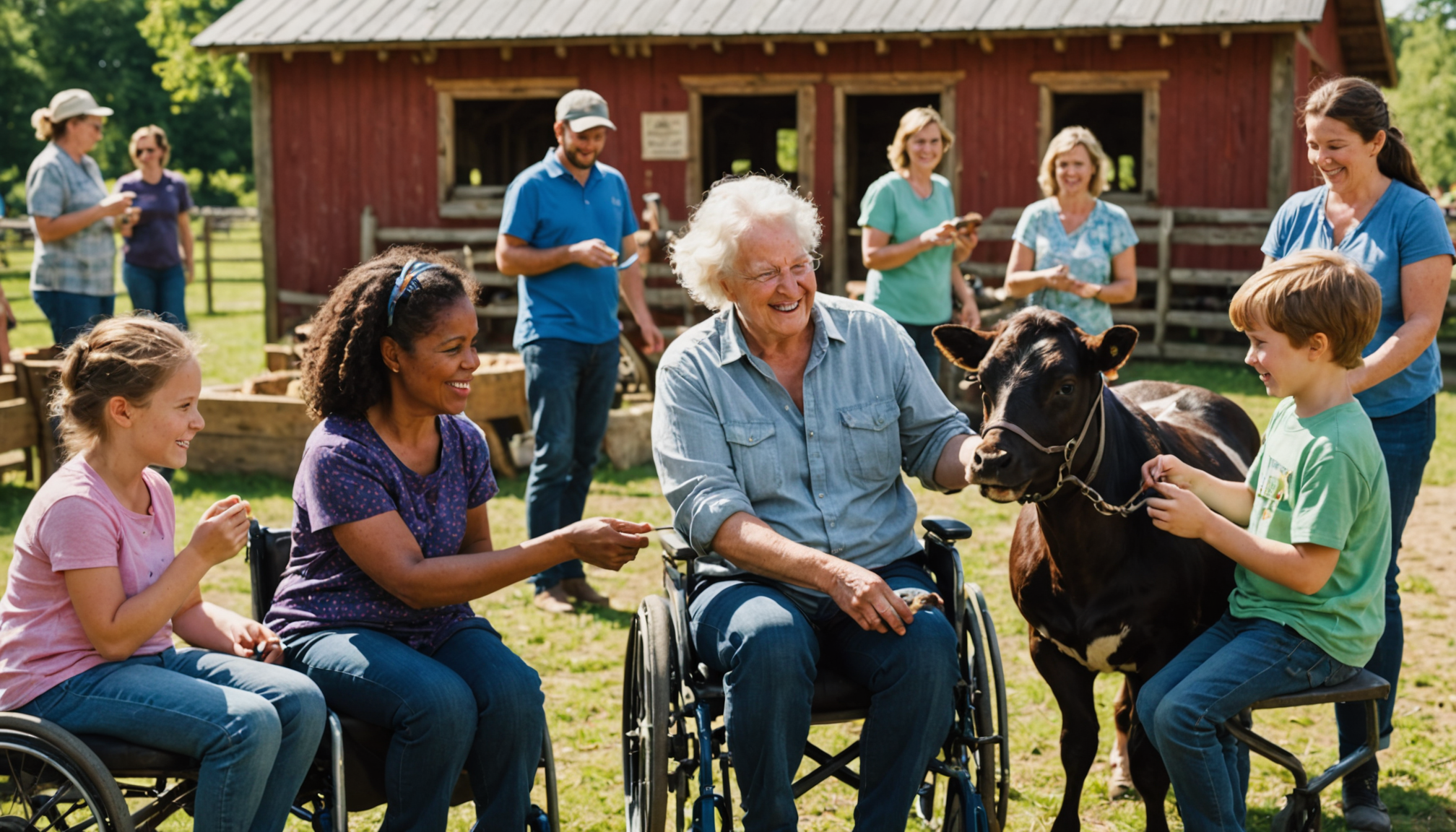 Illustration : l'accessibilité constitue un critère important, notamment pour les — aller visiter une ferme pédagogique ?