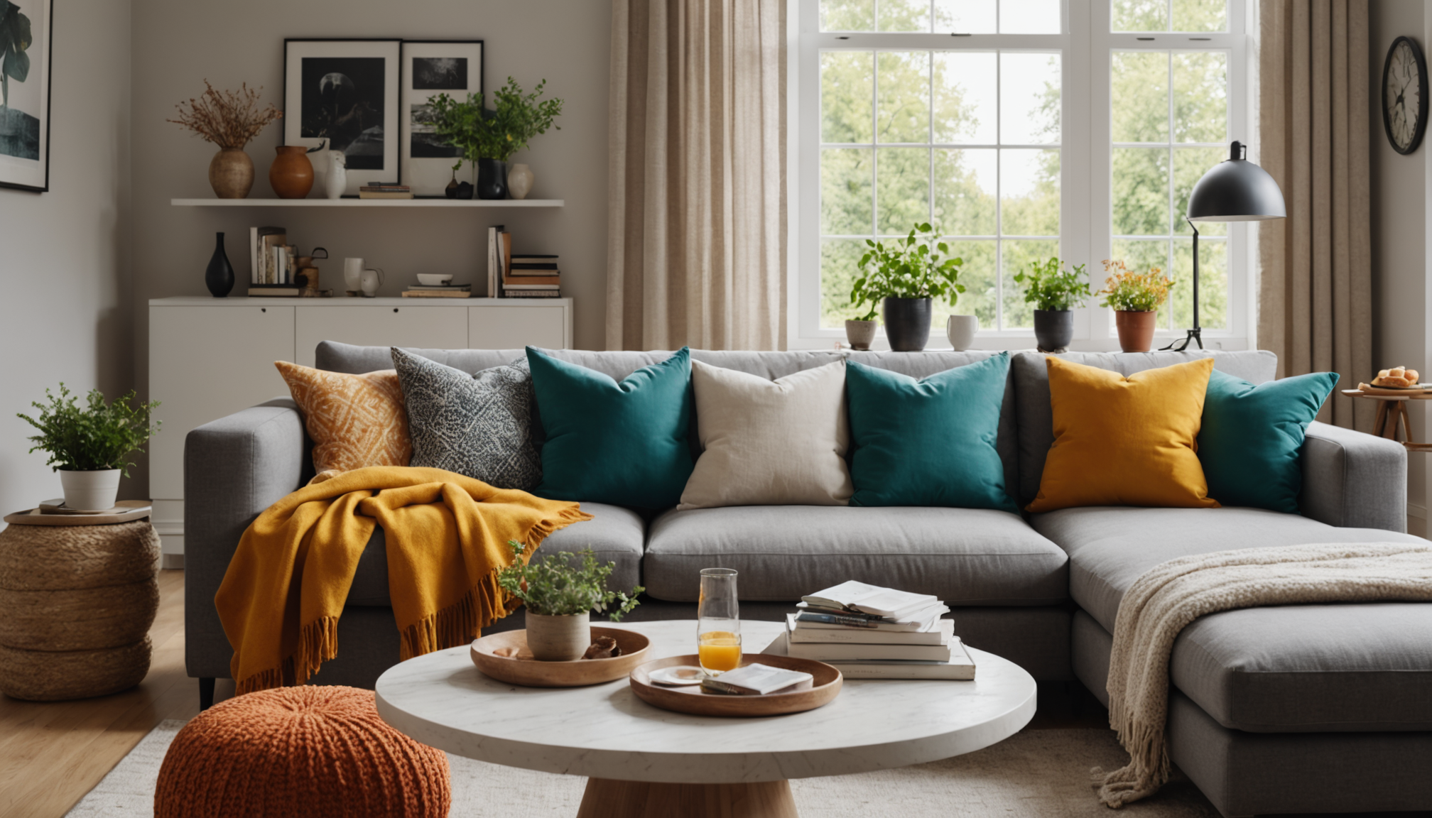 Illustration : les textiles constituent un moyen rapide et économique — 10 astuces pour transformer votre espace intérieur et extérieur