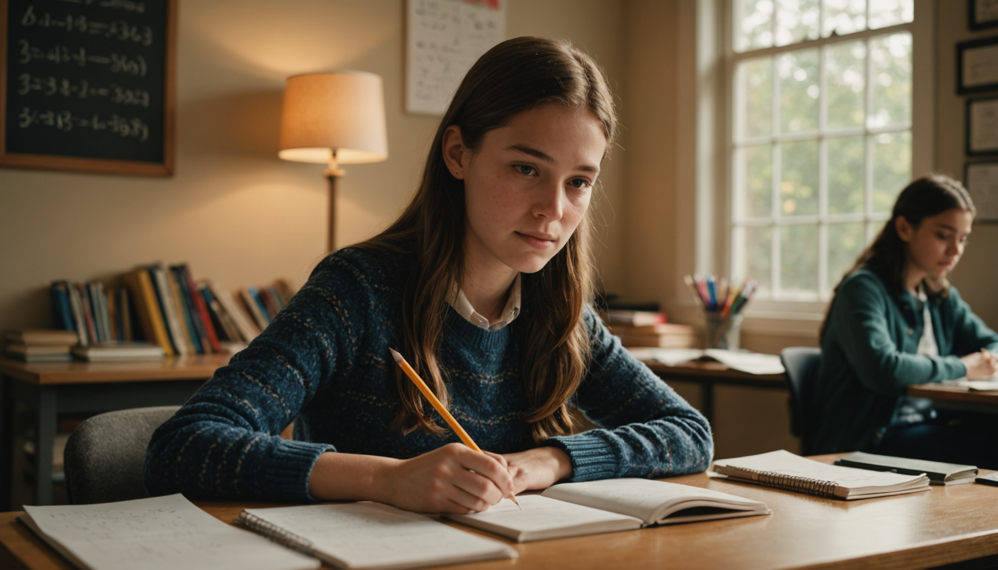 Illustration : l'élève apprend progressivement à se poser les bonnes — cours particuliers de maths : pourquoi la pédagogie différenciée fait la différence ?