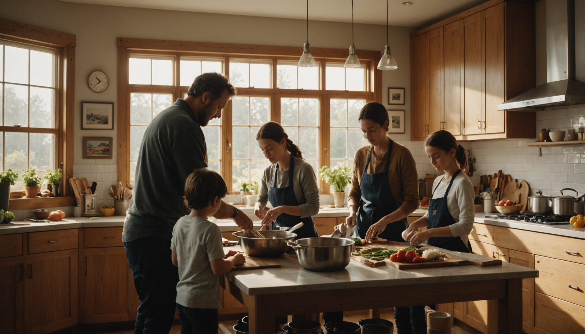 Illustration : transformez la préparation en activité familiale en installant — top 7 recettes faciles et santé que tes enfants vont manger pendant la coupe du monde