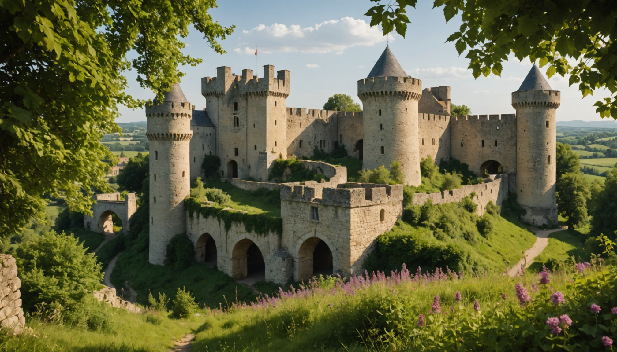 ce que personne ne dit sur les trésors cachés de la france — les fortifications encore visibles témoignent d'un passé tumultueux.