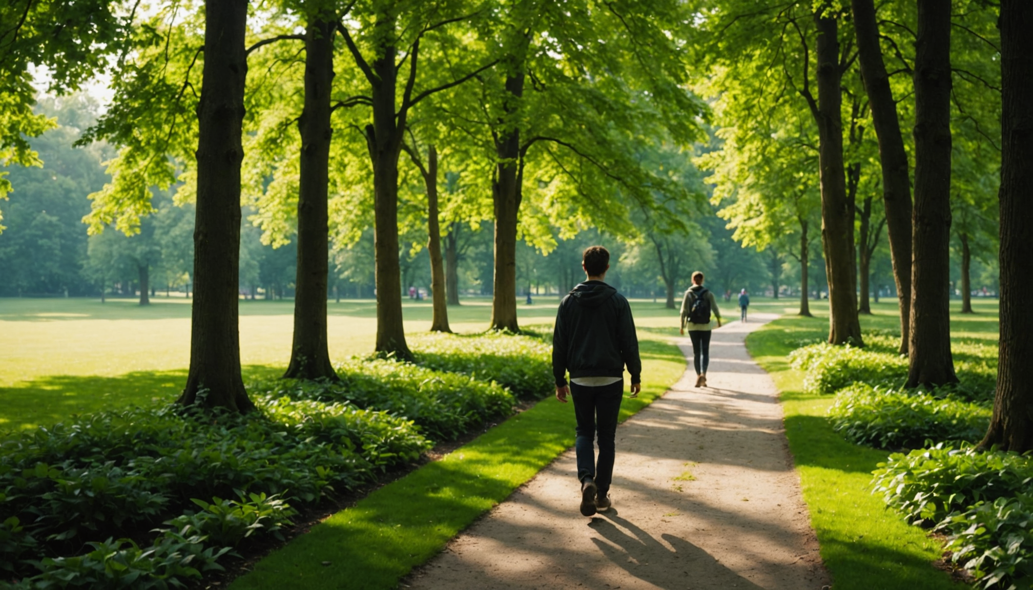 Illustration : trente minutes de marche quotidienne suffisent pour observer — secrets de sérénité : astuces pour un quotidien harmonieux