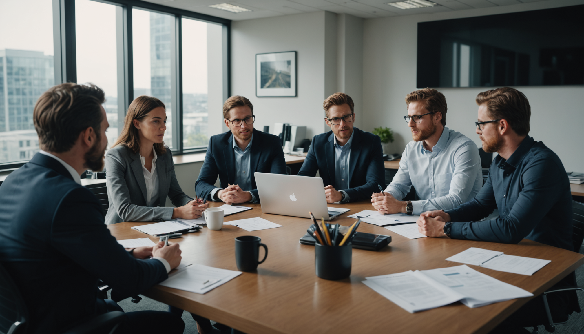Illustration : apr&egrave;s livraison, le bureau organise un d&eacute;briefing : &mdash; bureau de sourcing en chine : le guide complet pour importer sans risque en 2026