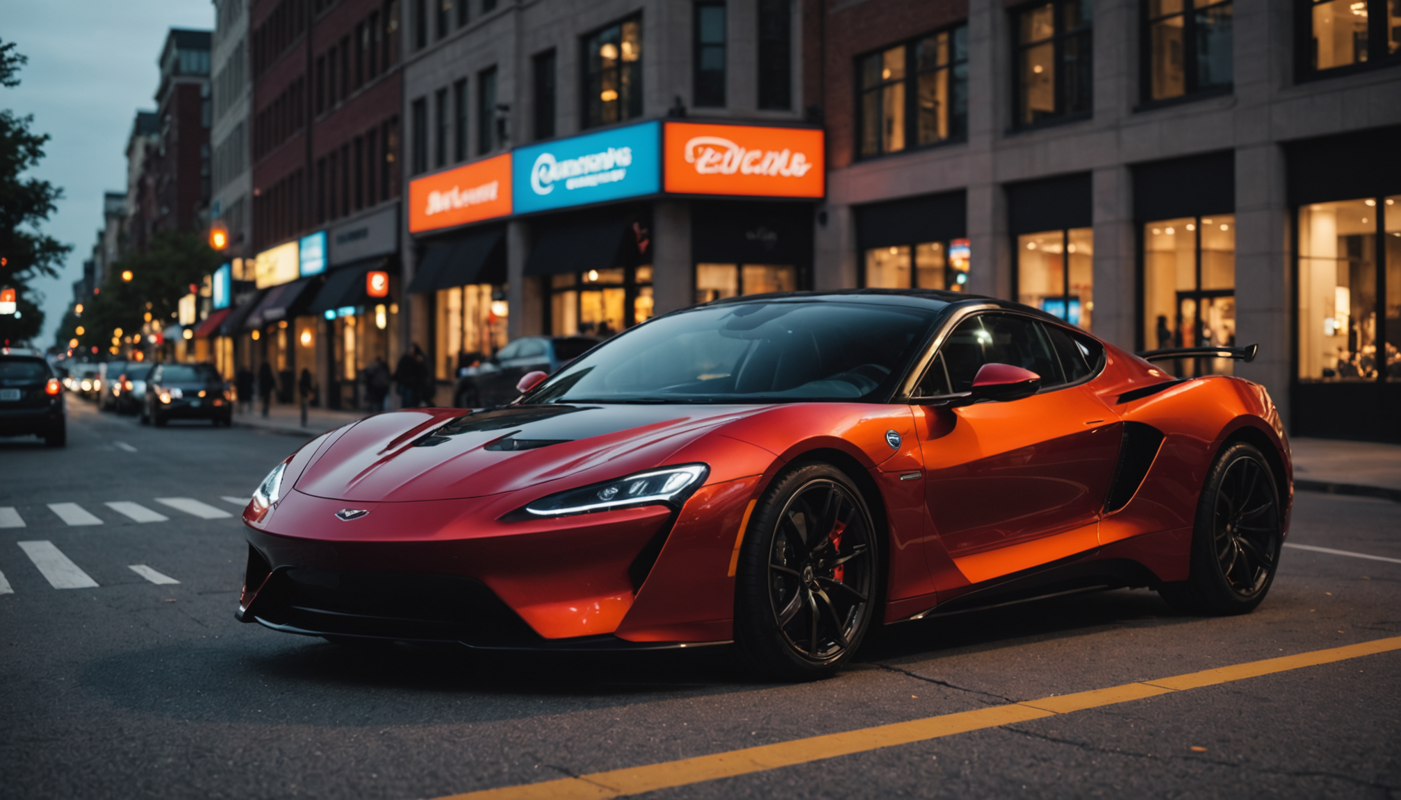 Illustration : éhicule habillé génère entre 30 000 et 70 — le film vinyle révolutionne-t-il l'esthétique auto ?