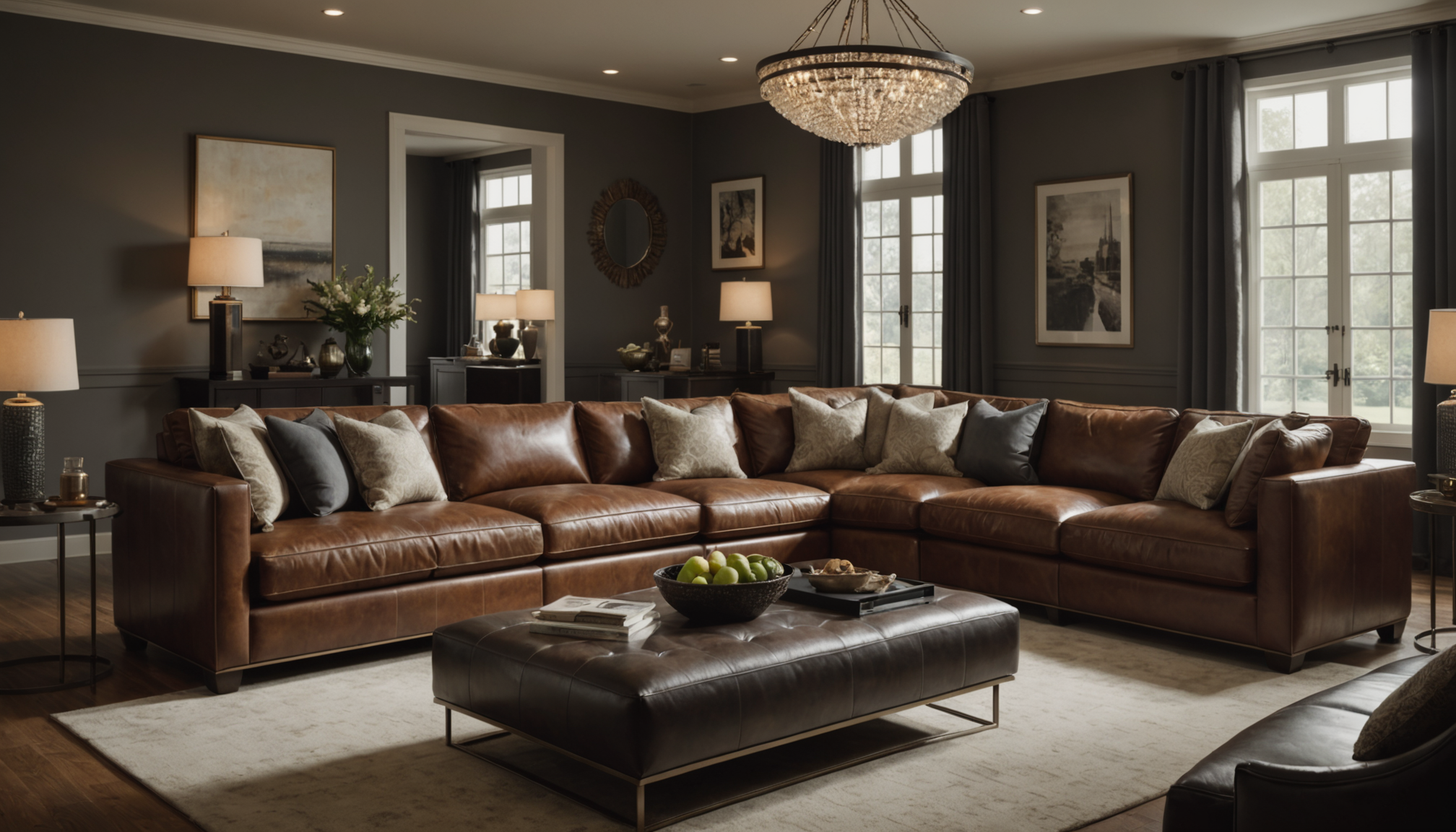 canapé en u : tout ce qu'il faut savoir avant d'acheter — le cuir véritable se distingue par sa longévité