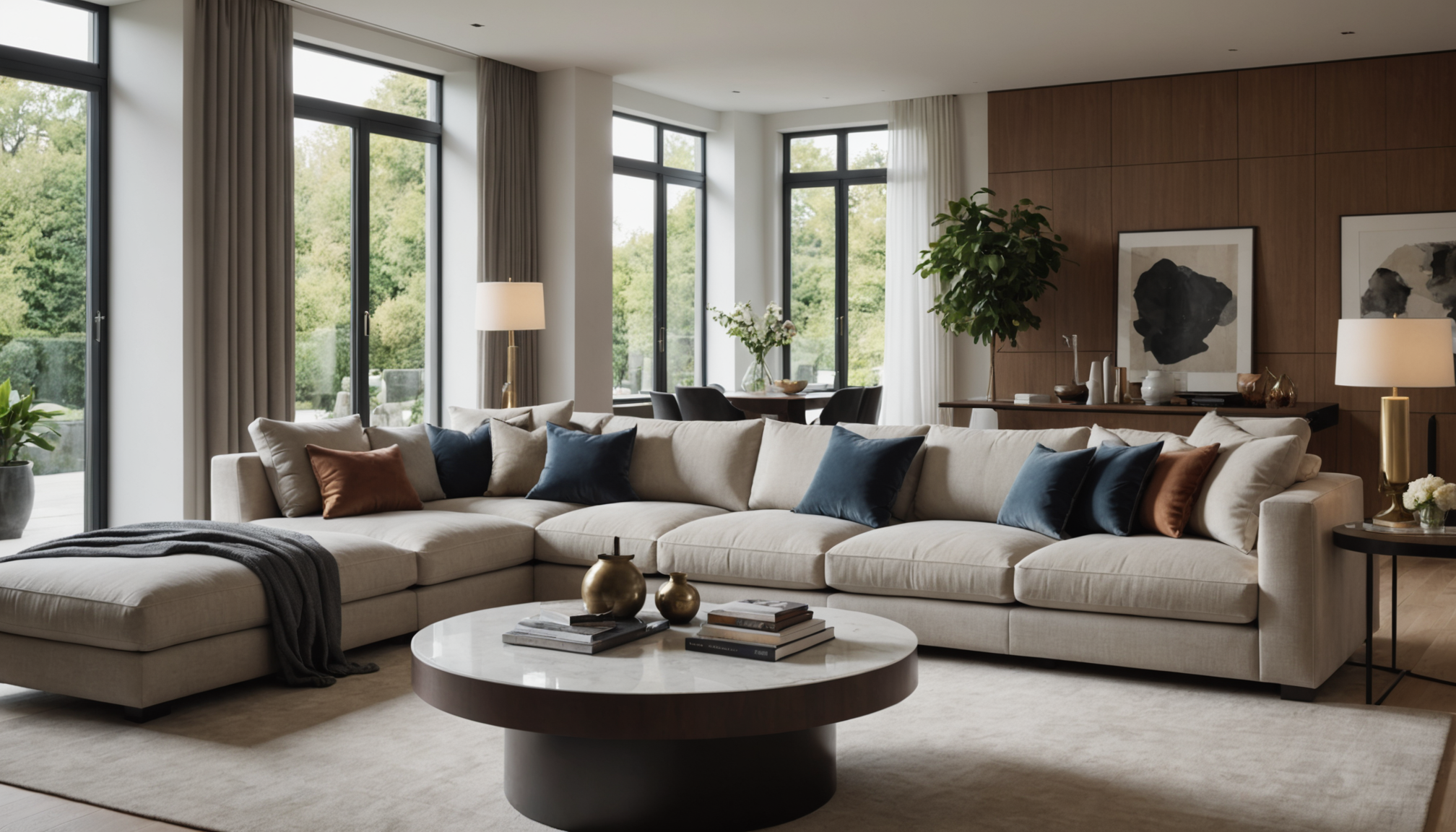 Illustration : un canapé panoramique de qualité représente un investissement — acheter un grand canapé panoramique : les meilleures références en ligne