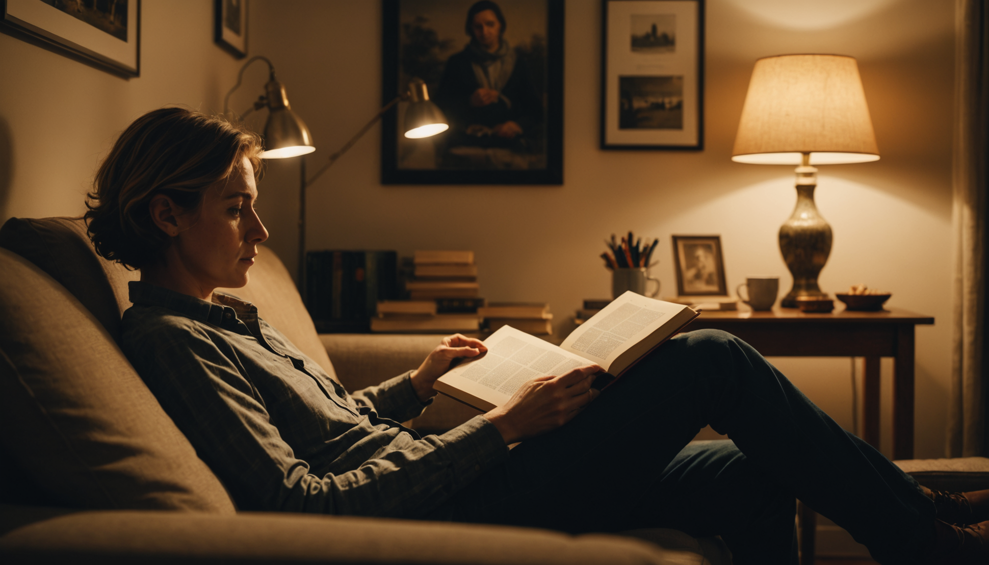 routine du soir idéale pour un esprit apaisé — remplacez le temps d'écran par des activités analogiques.