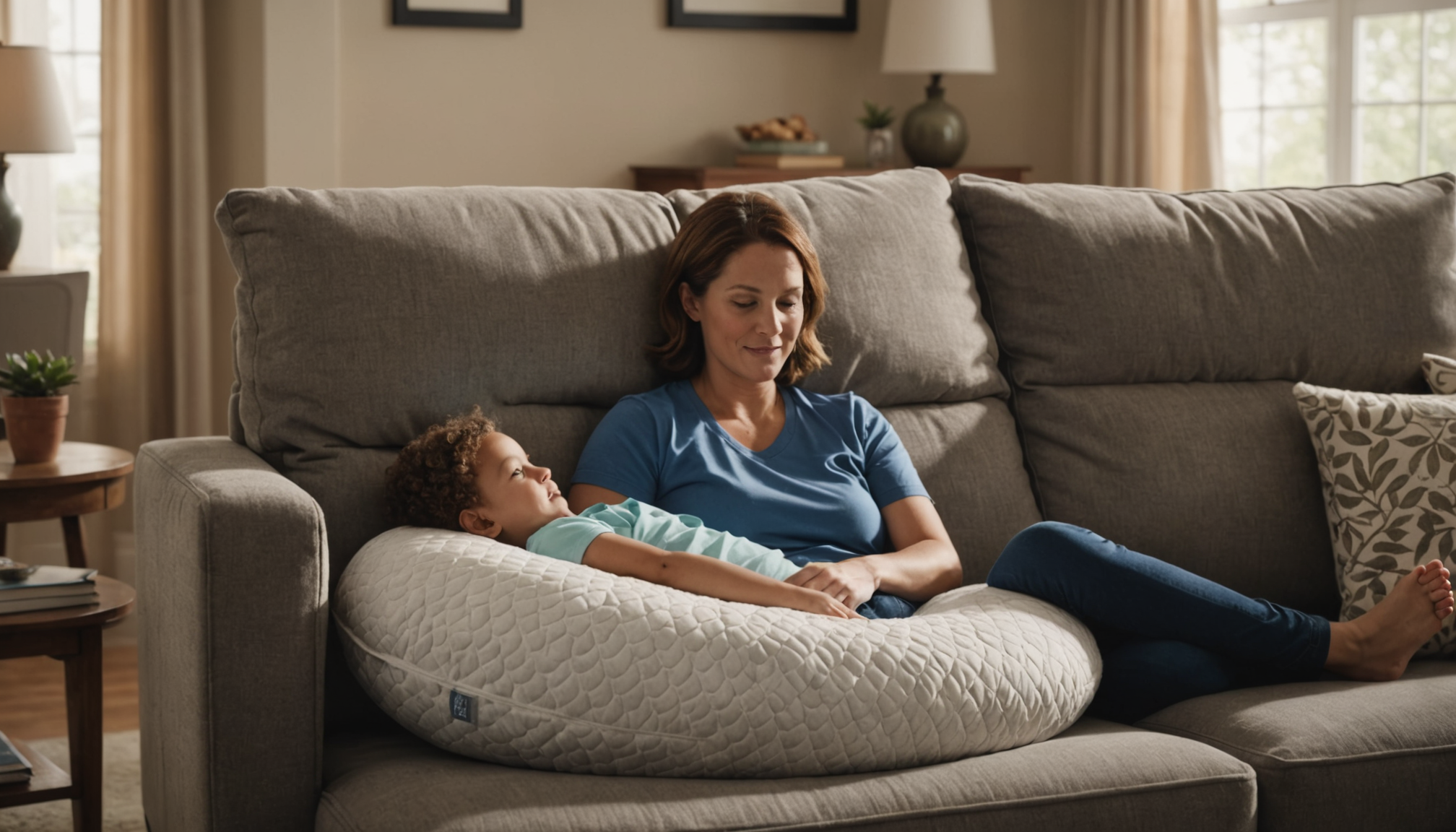 Illustration : pensez également à la revente ou au prêt. — coussin pour allaiter : confort et soutien assuré