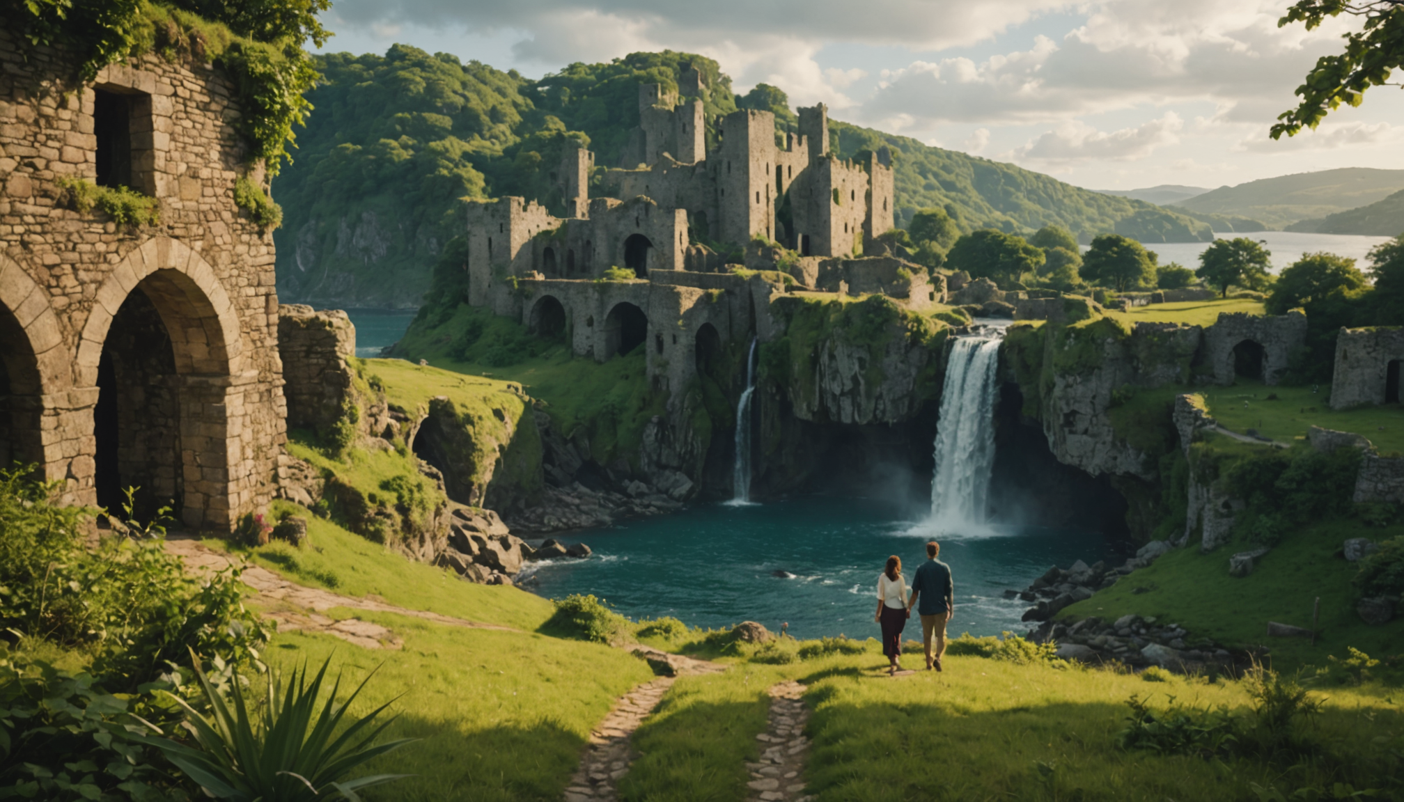 îles secrètes pour une escapade romantique — les châteaux en ruines, les cascades cachées et
