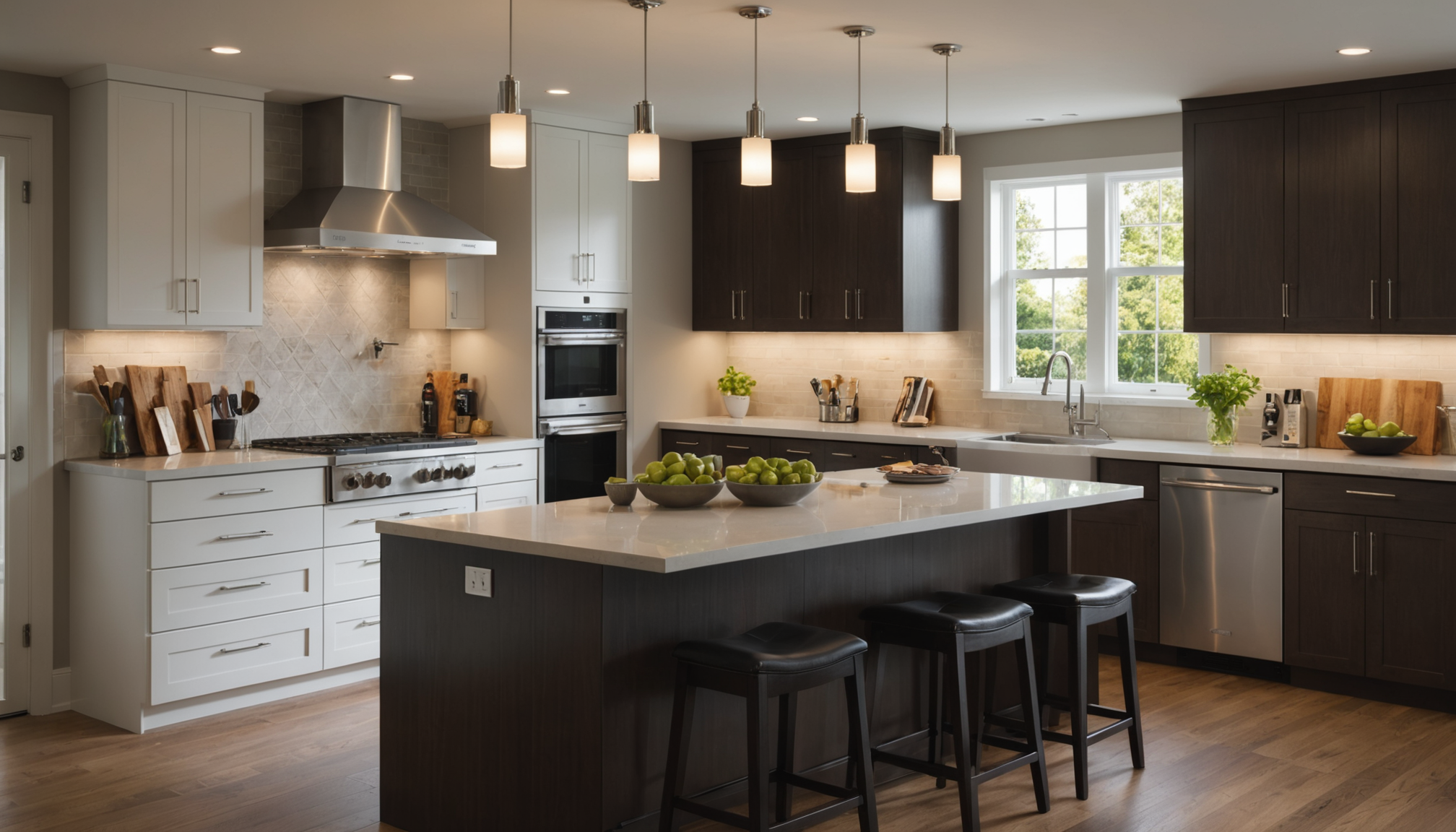 Illustration : une cuisine bien éclairée paraît toujours plus spacieuse — cuisine fonctionnelle : optimiser chaque mètre carré