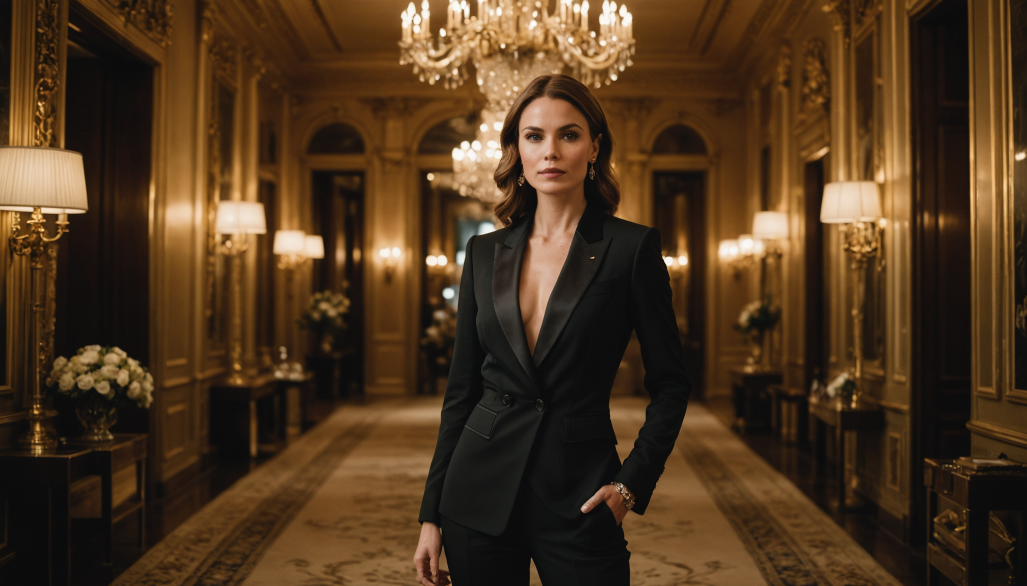 s'habiller dans une soirée gala ? — le tailleur-pantalon haut de gamme gagne en acceptabilité