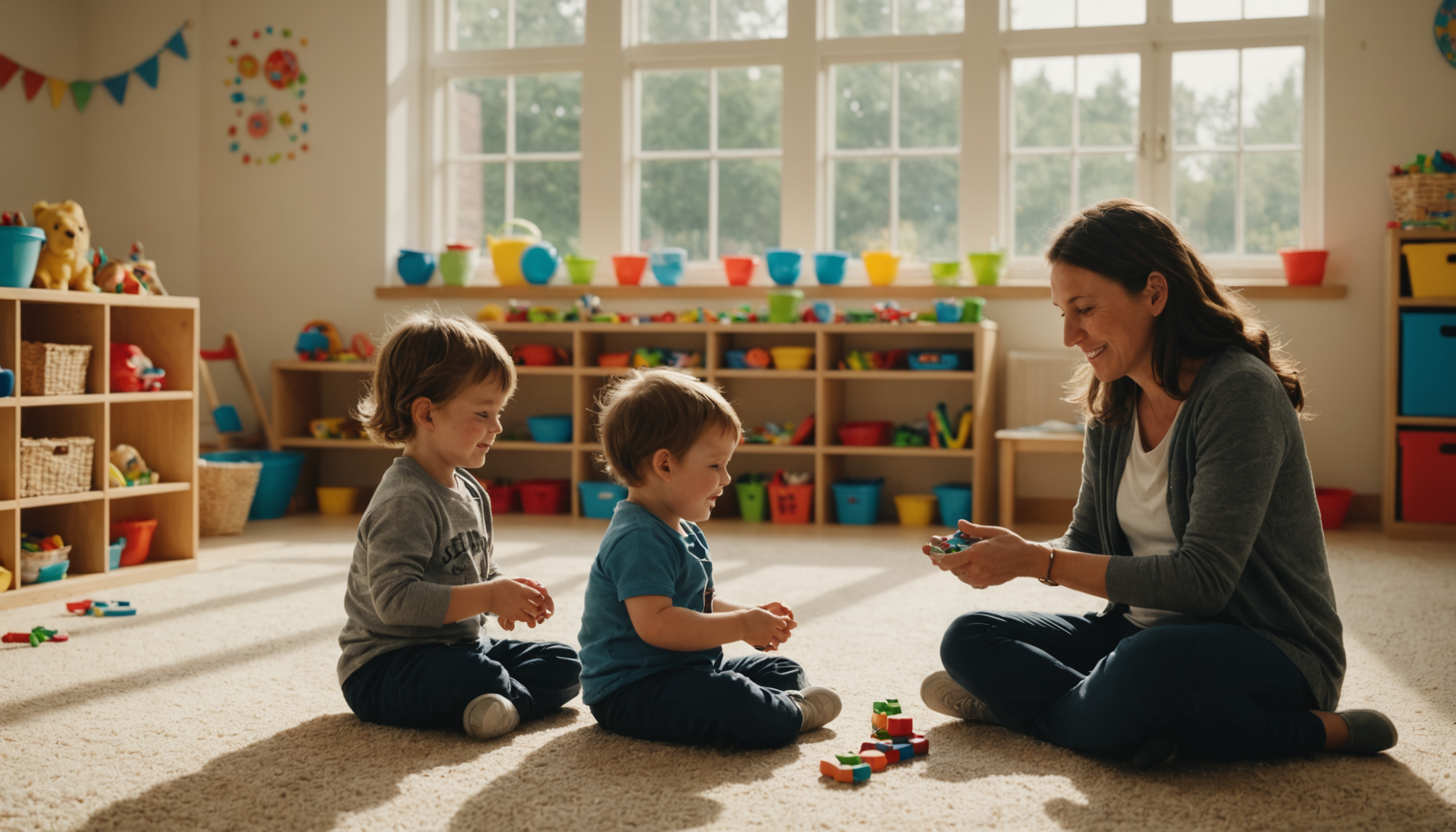 Illustration : e réflexion collective, partage d'expériences mobilisation des parents, — petite enfance et bien-être : l'harmonie au cœur de la crèche