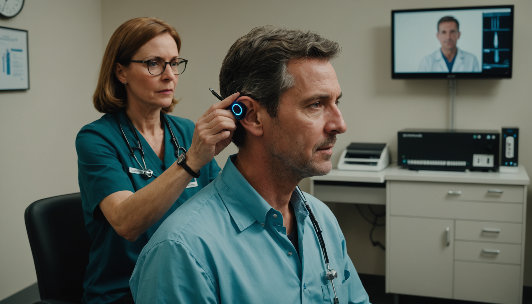 consulter un centre auditif ? — l'examen otoscopique vient ensuite : le professionnel inspecte