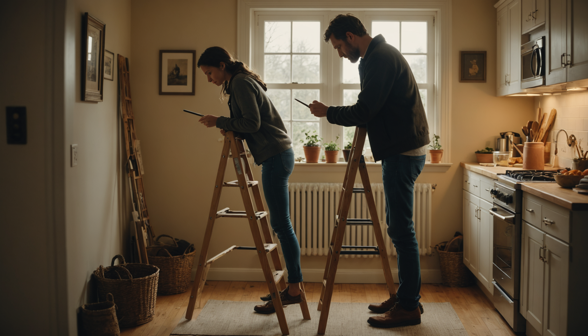 choix pratique : l'échelle ou l'escabeau idéal pour vos travaux — l'escabeau autorise une posture plus naturelle. vous vous