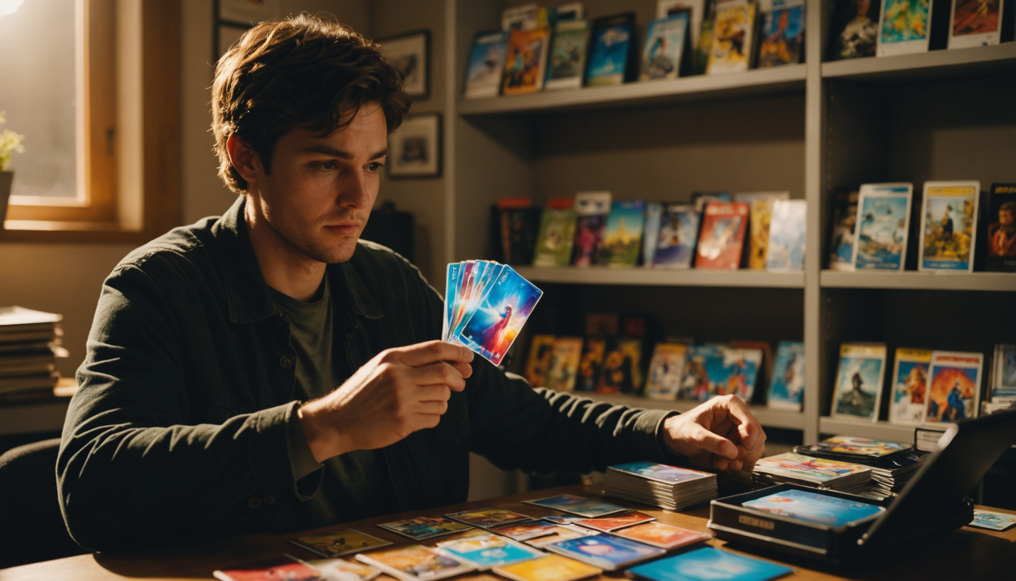 Illustration : le test de la lumière constitue une méthode — tout savoir sur l'univers des cartes tcg et leurs stratégies