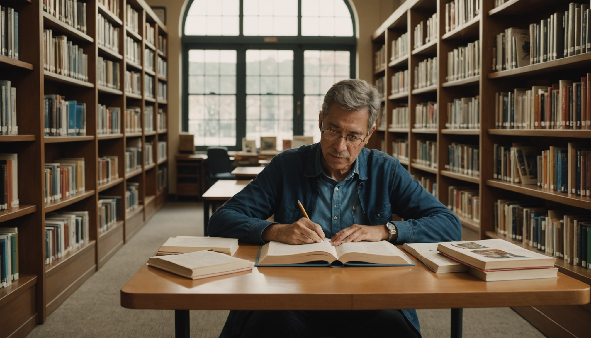 Illustration : les bibliothèques municipales proposent souvent des ressources linguistiques — améliorez vos compétences linguistiques dès aujourd'hui