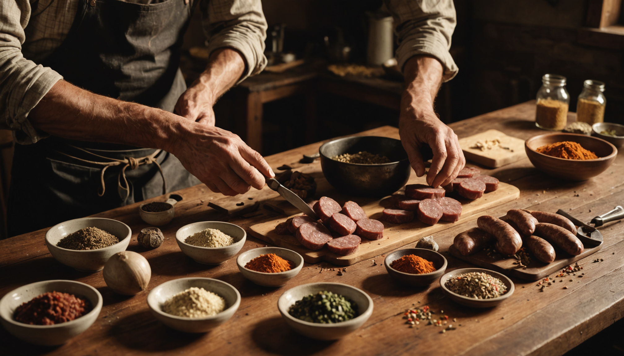 est le secret du goût unique du saucisson sec artisanal ? — cipe également à la conservation du produit et