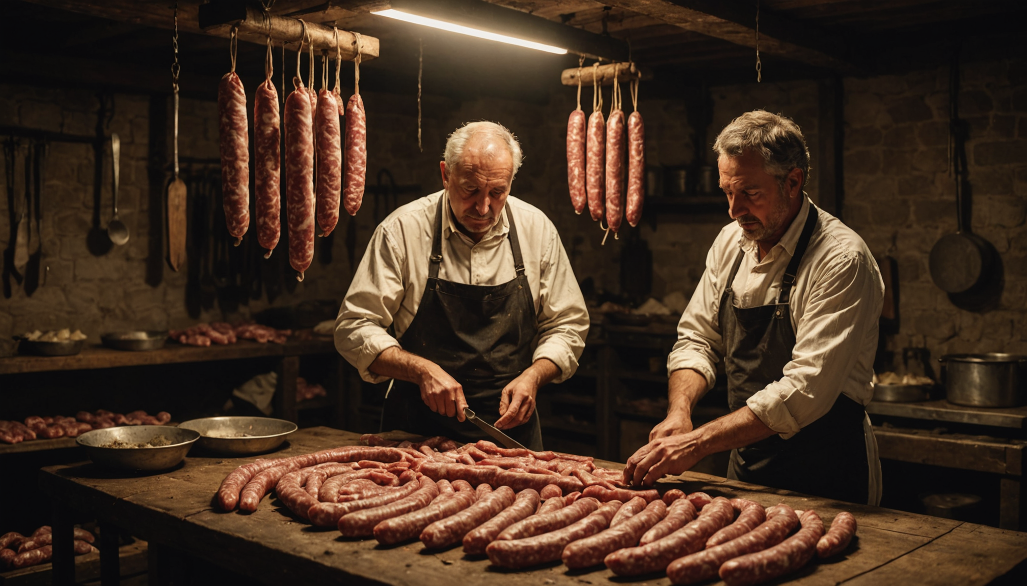 secret du saucisson : traditions et saveurs authentiques — durant les premières semaines, le saucisson perd progressivement
