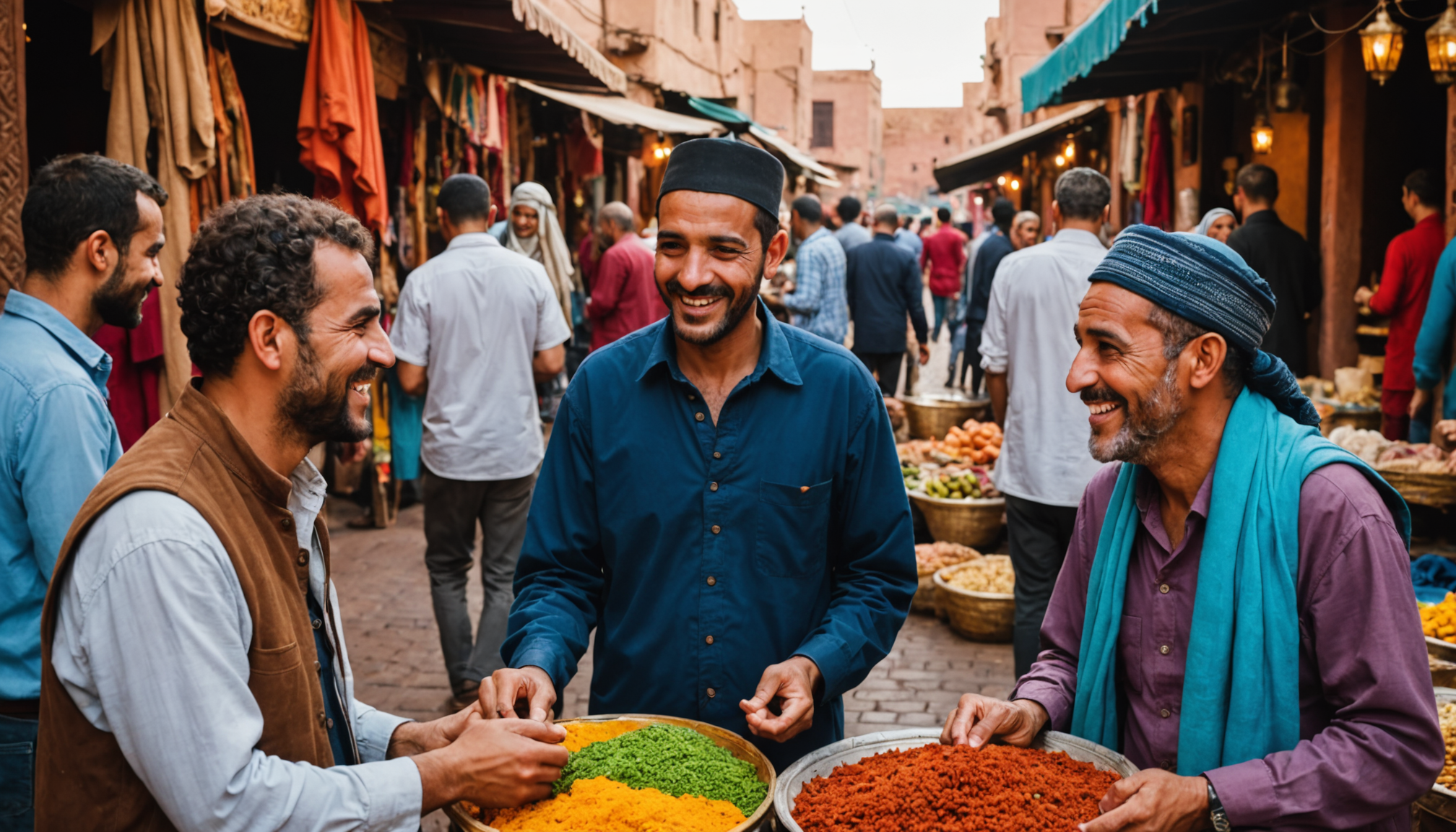 Illustration : les marocains apprécient profondément les étrangers faisant l'effort — darija marocain : le guide ultime pour se faire comprendre de tanger à dakhla