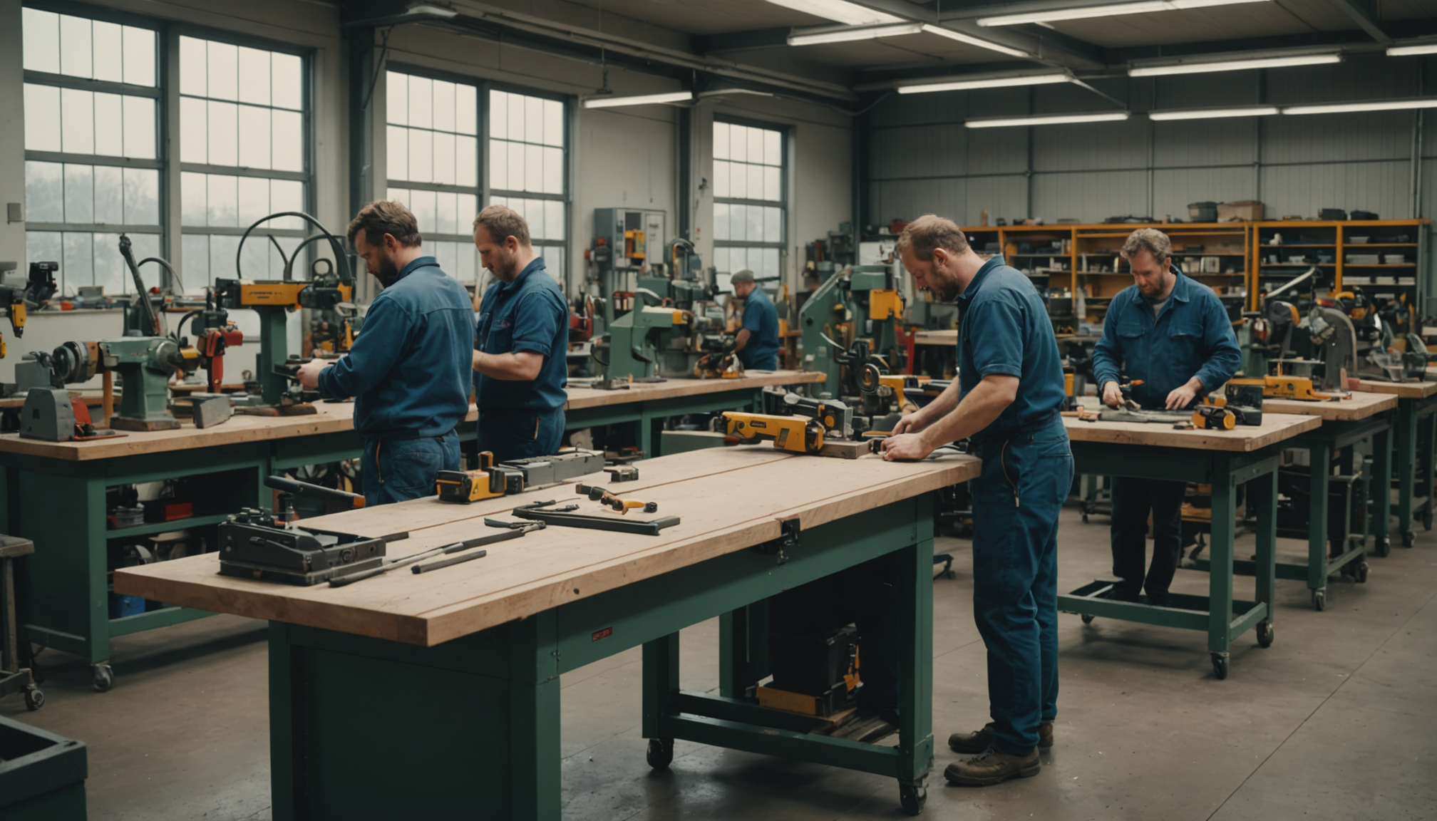 Illustration : adapter la hauteur des établis et des machines — sécurité en atelier 2026 : ces 5 erreurs d'aménagement qui vous coûtent une fortune