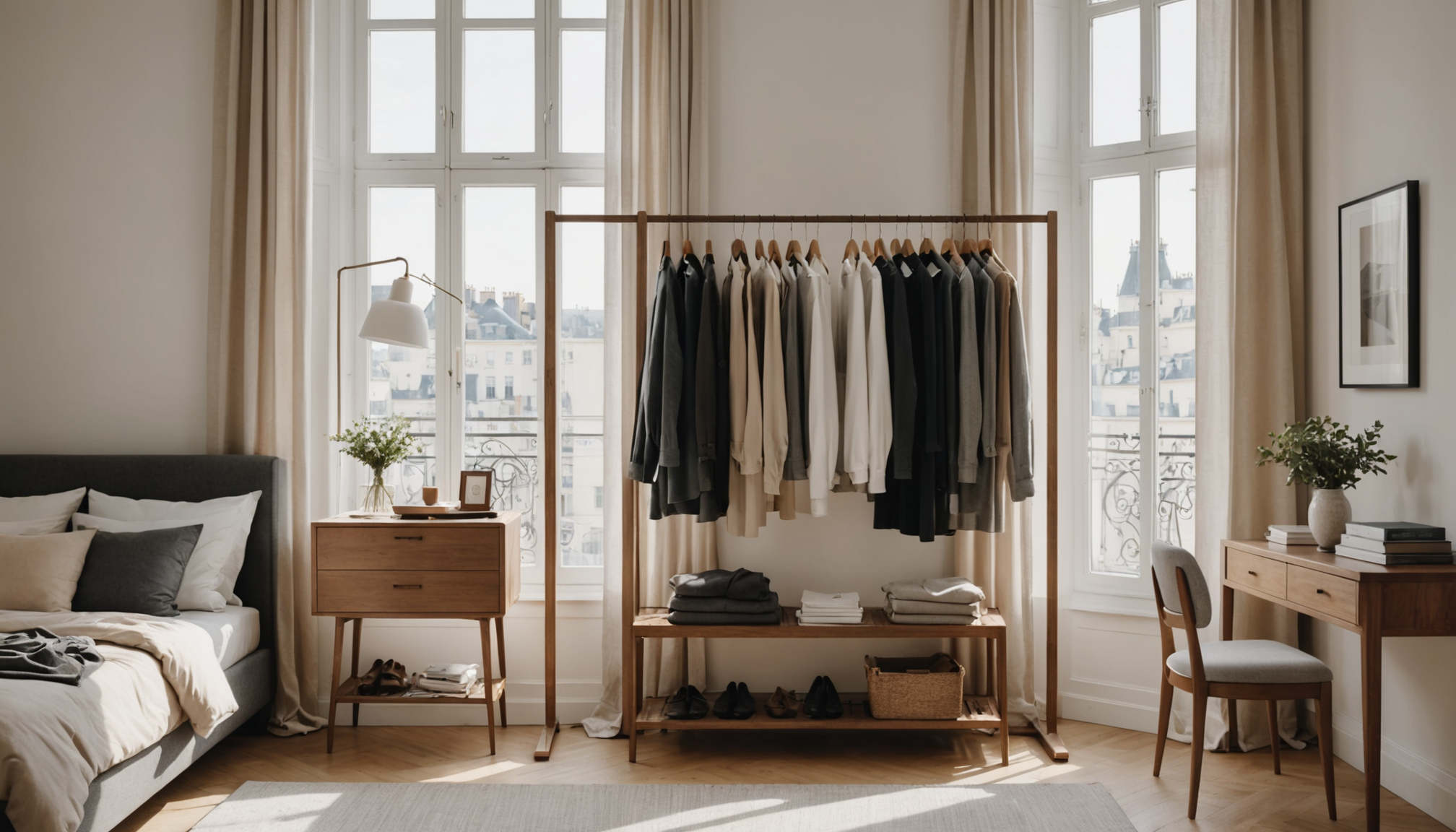 Illustration : dans la garde-robe, cette approche se traduit par — la simplicité française séduit-elle le monde ?