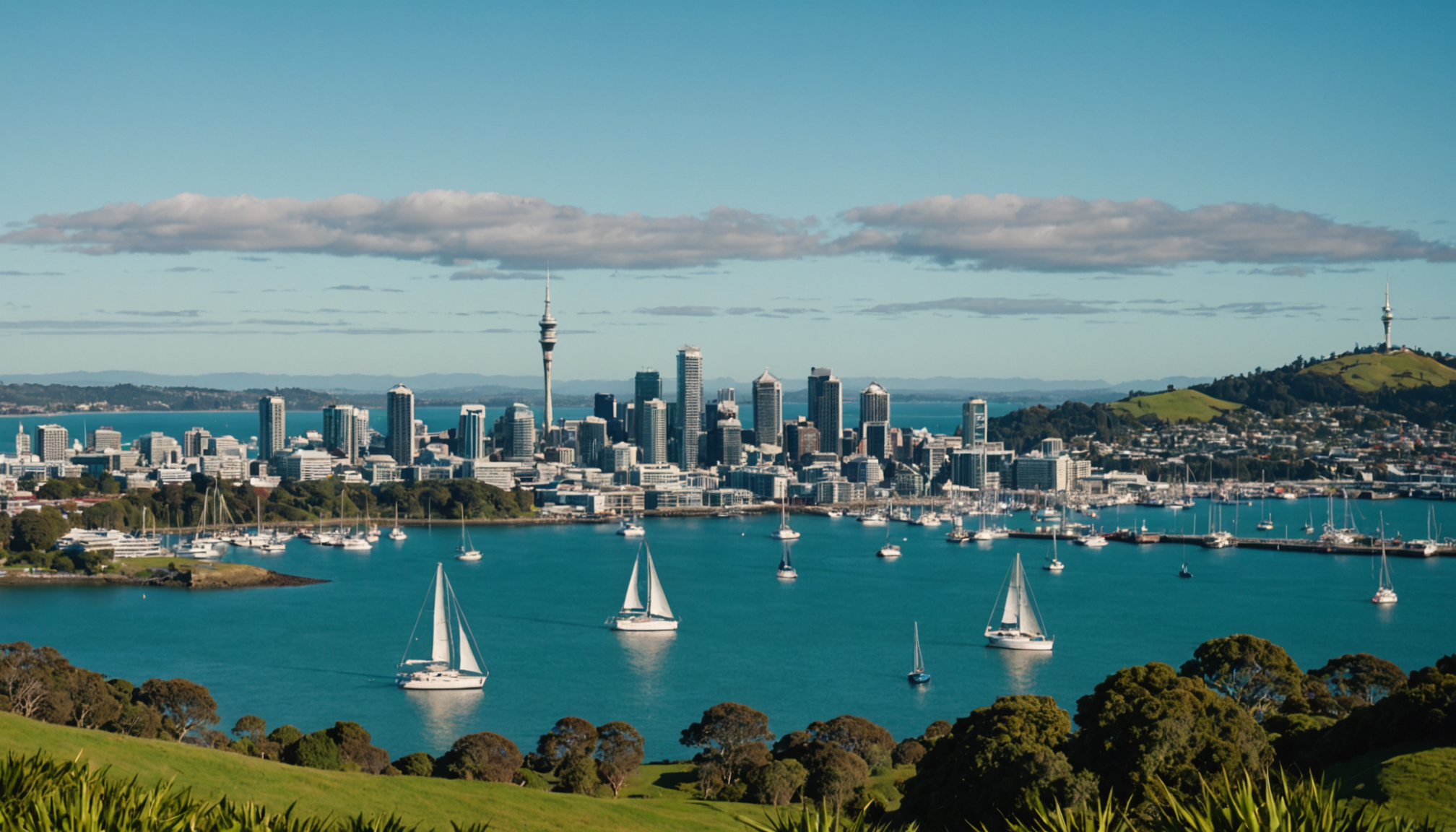 australie et nouvelle-zélande : guide touristique complet — auckland, surnommée la "cité des voiles", s'étend sur