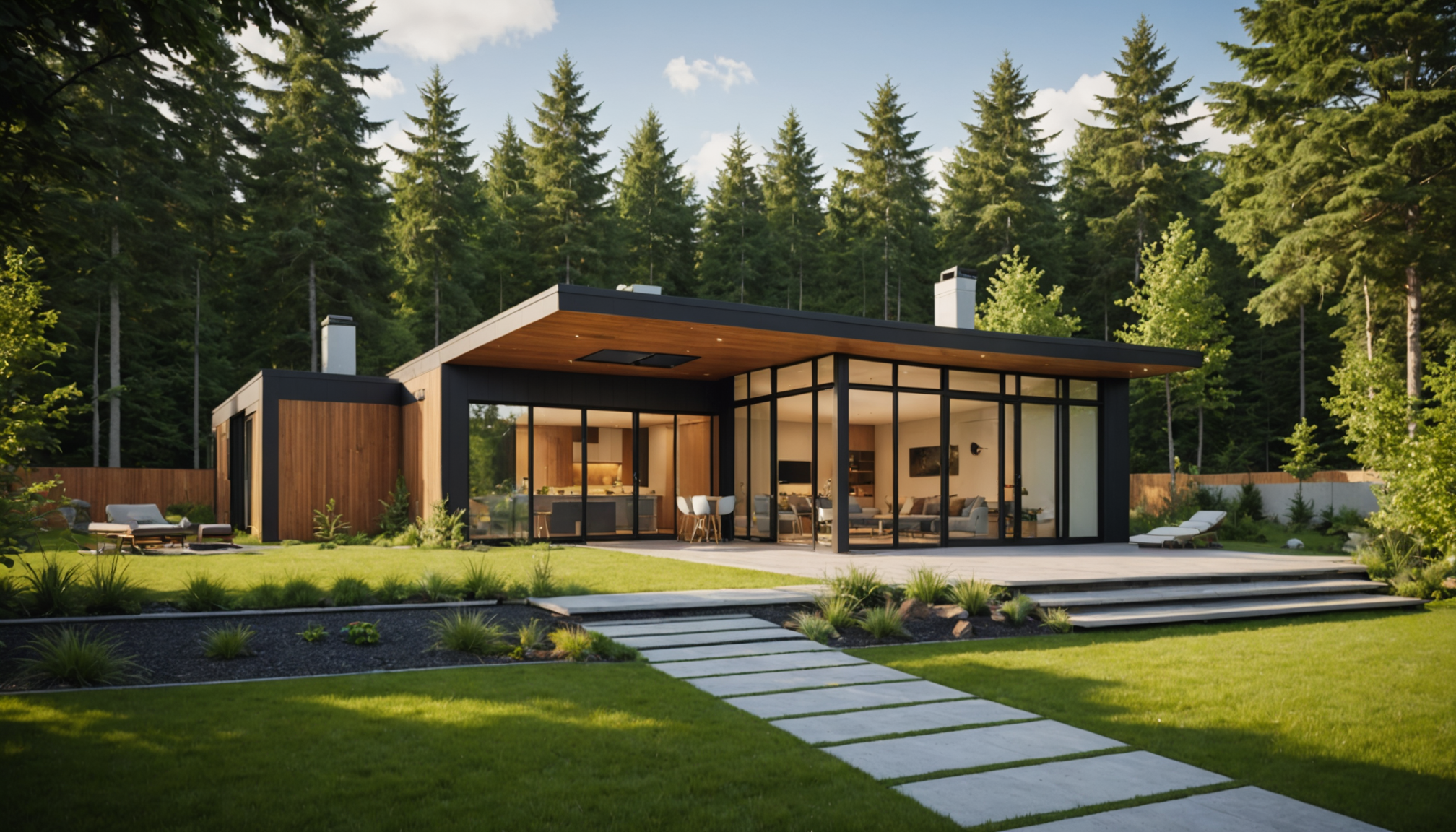 habitat moderne ou écoresponsable : un dilemme à résoudre — u de pluie 0 % 30-70 % production