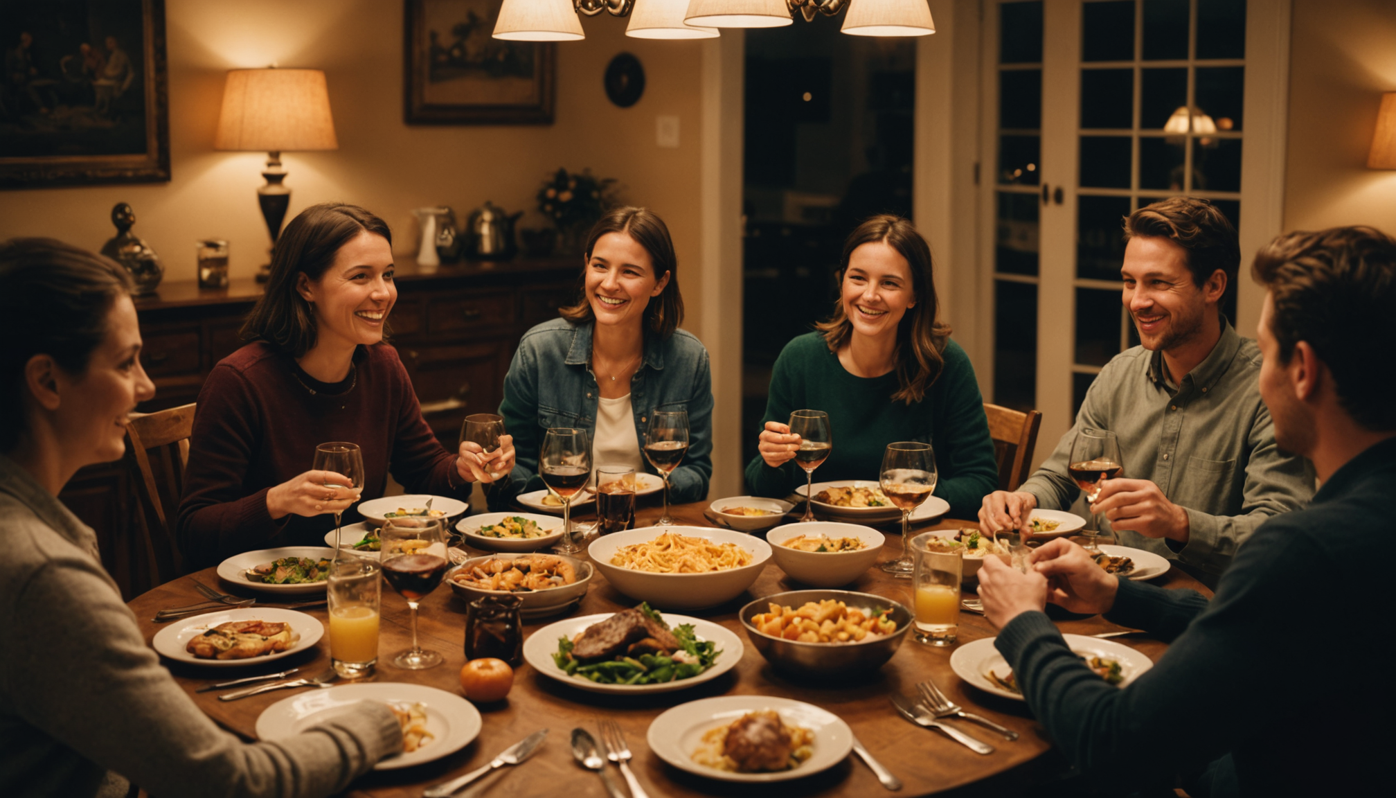 Illustration : établir des rituels sociaux réguliers crée des points — habitudes essentielles pour un esprit calme et équilibré