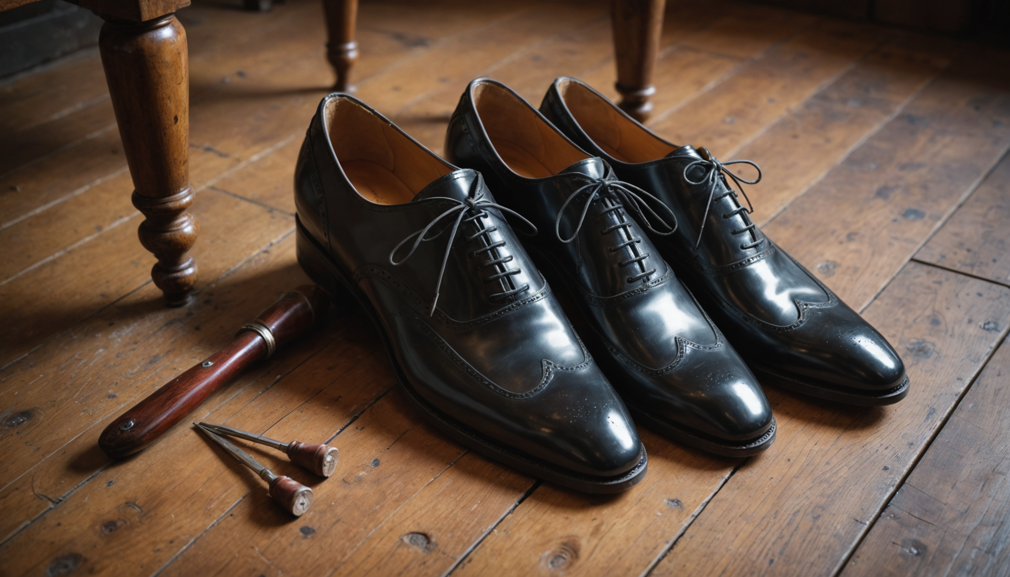 Illustration : les chaussures bénéficient grandement d'un entretien régulier : — sublimez votre style avec l'élégance française au quotidien