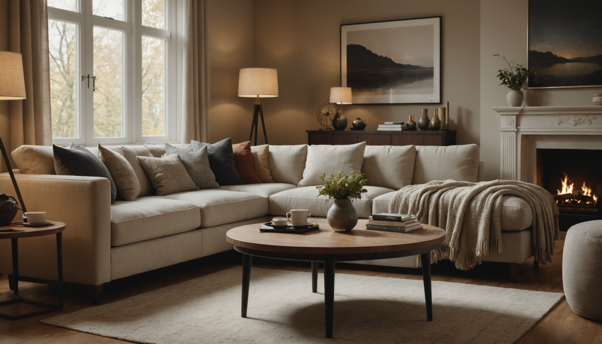 Illustration : le mobilier bas favorise une impression de volume — secrets d'un intérieur cosy et chaleureux à découvrir