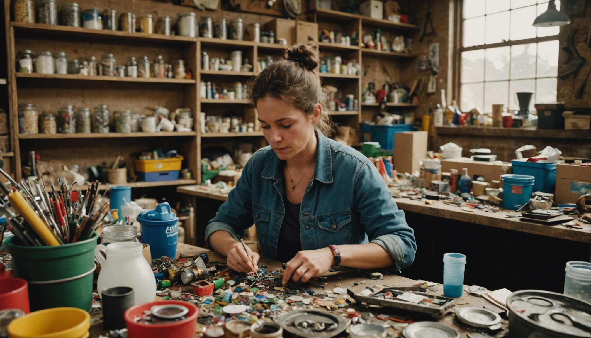 Illustration : les recycleries et ressourceries constituent des mines d'or &mdash; bricolage pour d&eacute;butant : le guide complet pour commencer sans stress