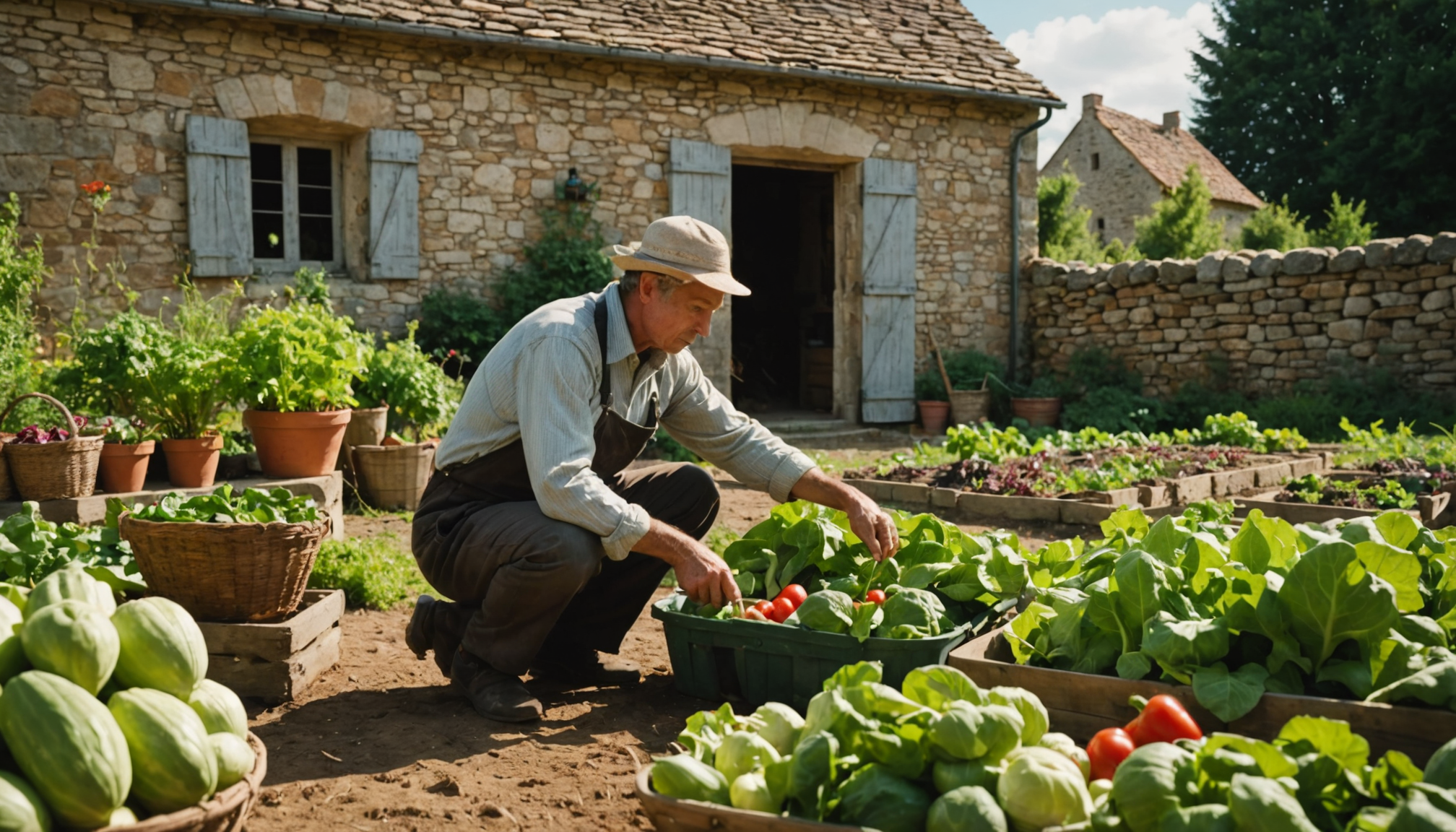 explorer une maison française change tout ? — jardin potager production alimentaire lien à la terre
