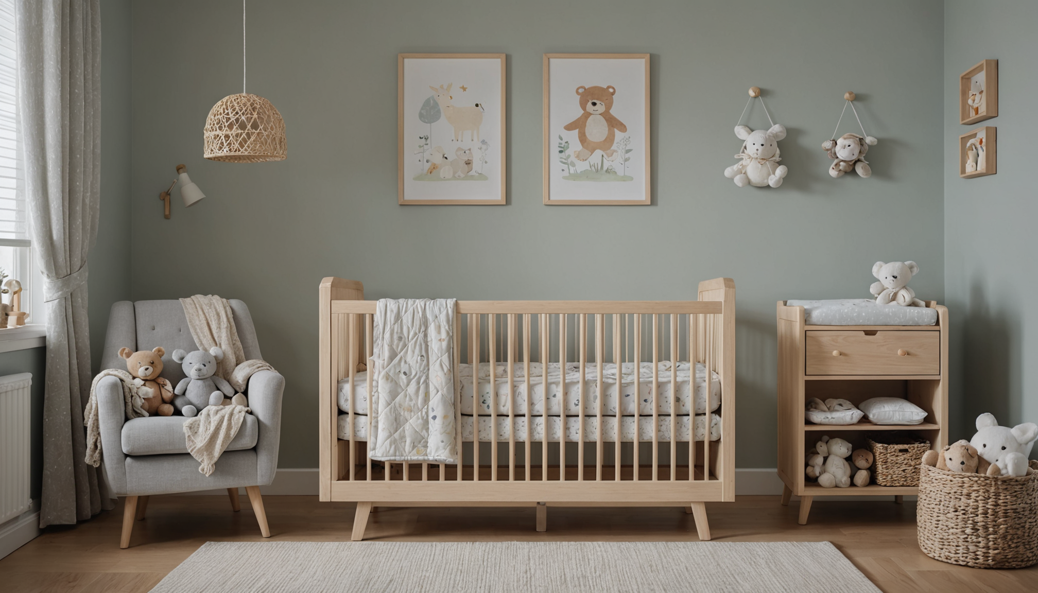 Illustration : décoratifs (à retirer du lit pour la sécurité — créer un espace de rêve pour bébé avec des touches personnelles