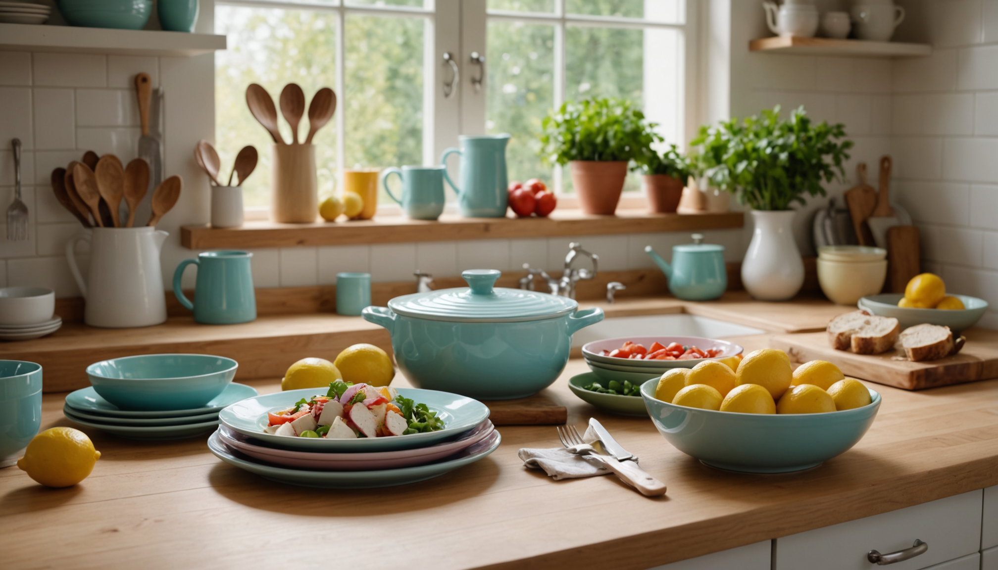 arômes et couleurs : l'harmonie parfaite en cuisine et déco — l'intensité des couleurs doit varier pour créer de