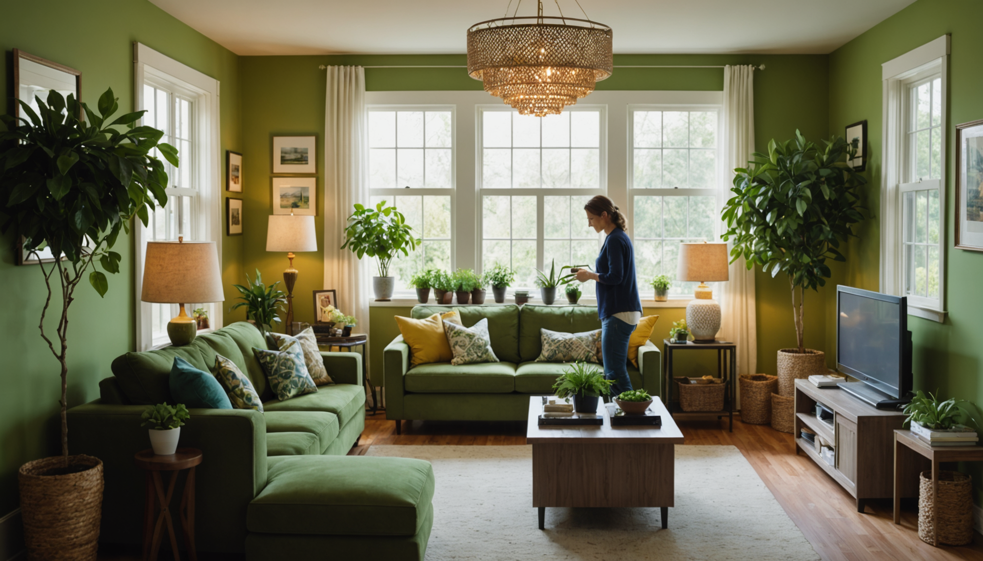 relooker son salon facilement ? — 1 heure plantes décoratives moyen 15-80€ immédiate luminaires