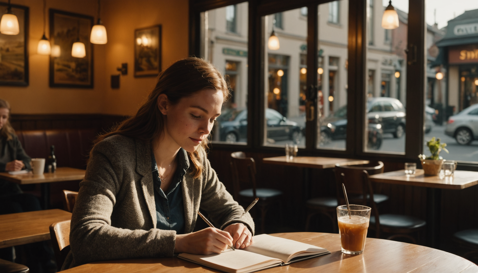 Illustration : ce de réflexions plus profondes tenir un journal — l'inspiration transforme nos rencontres ?