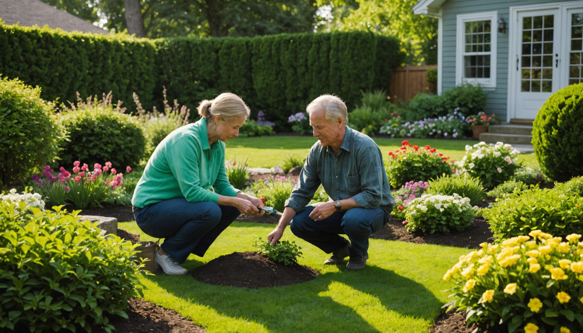 aménager son jardin pour augmenter la valeur de sa maison — les haies basses, les bordures végétales ou les