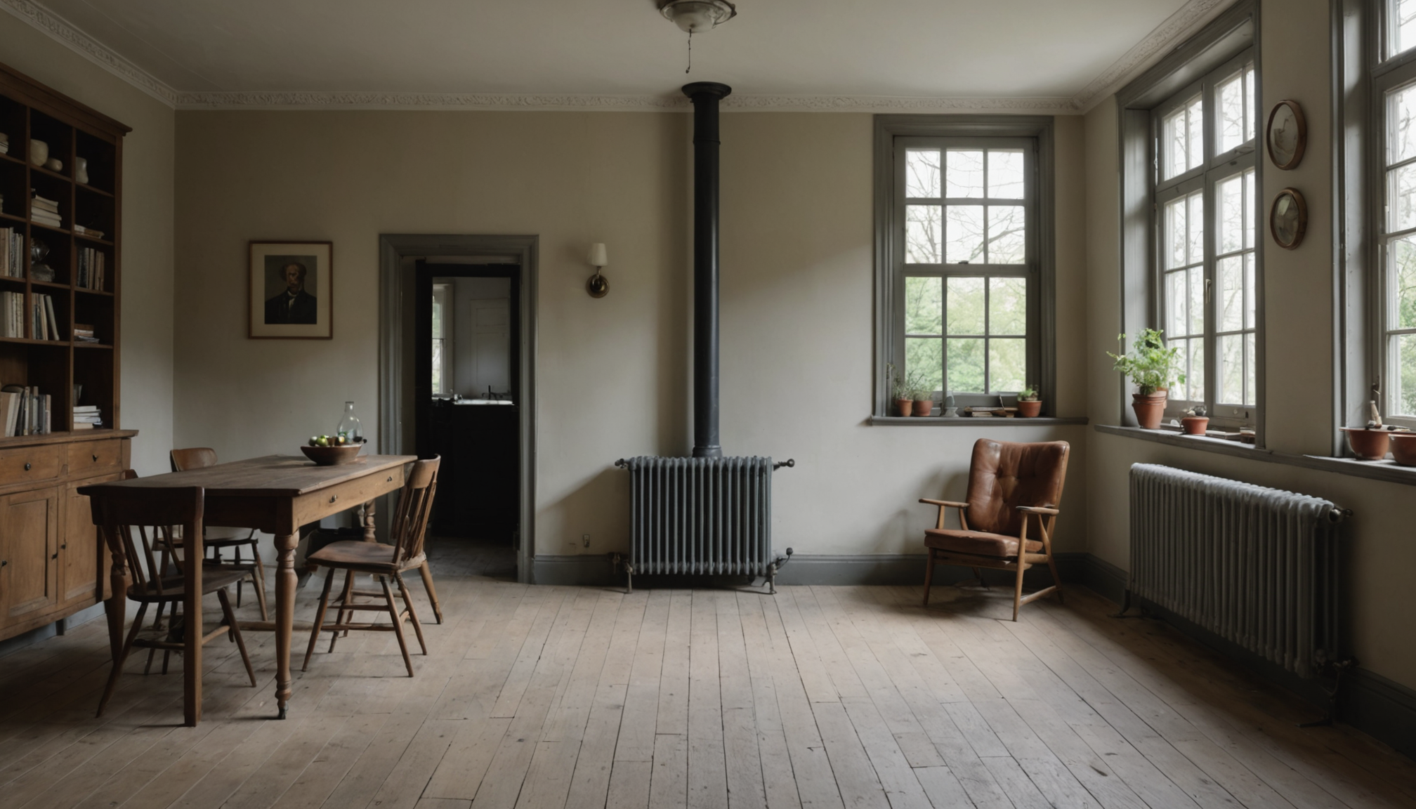 moderniser une maison ancienne sans la dénaturer — le chauffage central peut remplacer les anciens systèmes