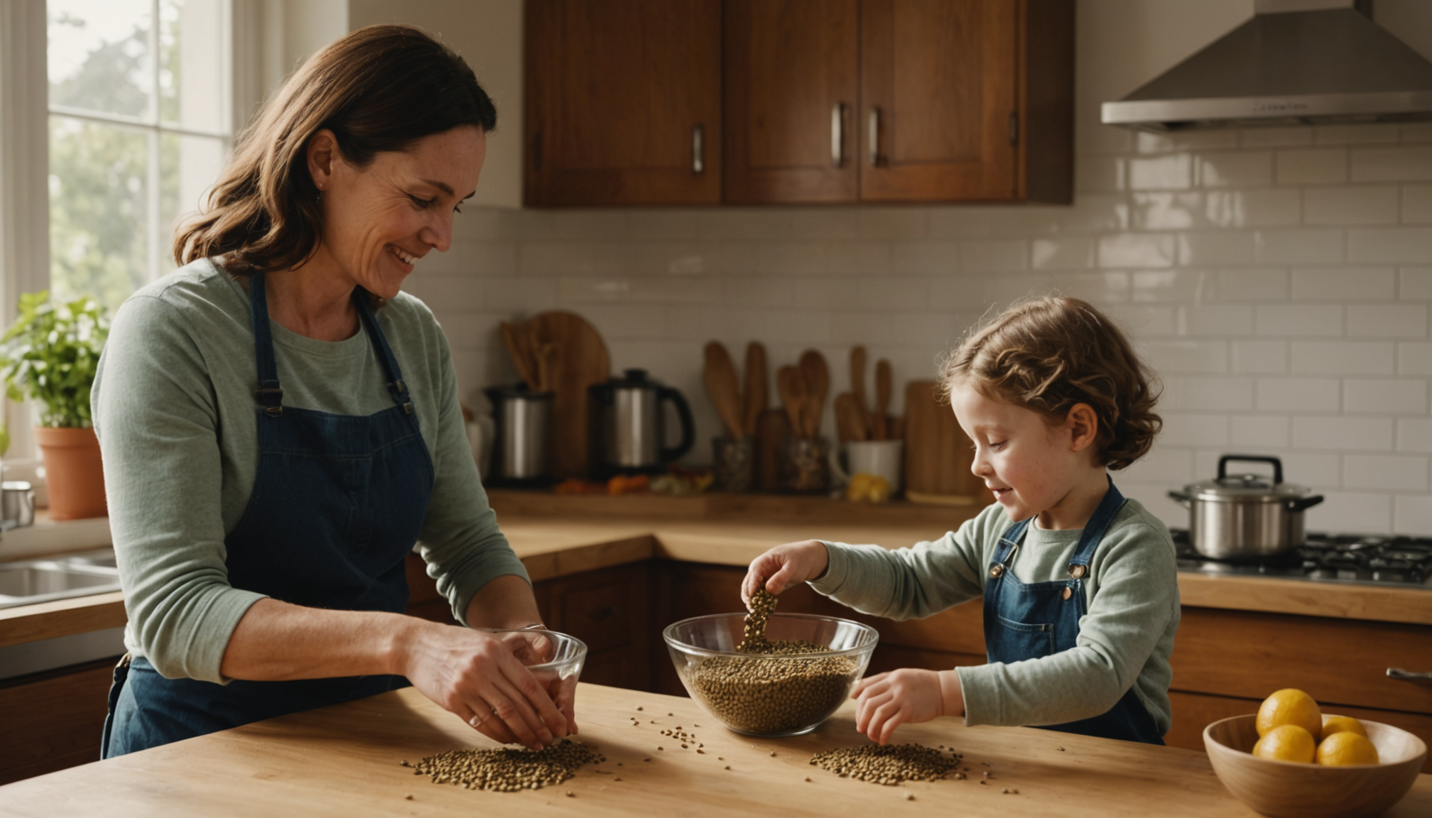 secrets des activités parentales modernes révélés — la cuisine offre un terrain formidable. transvaser des
