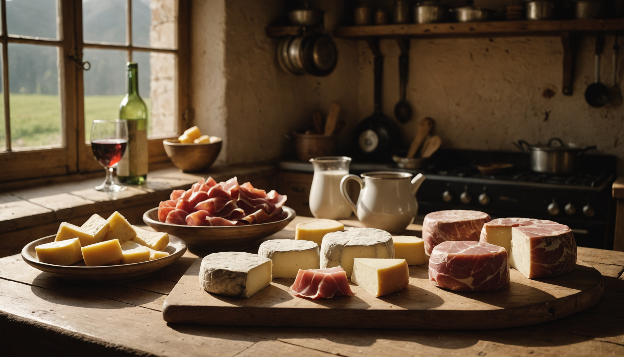 délices régionaux : un tour culinaire de la france — les fromages de brebis des pyrénées, comme l'ossau-iraty,